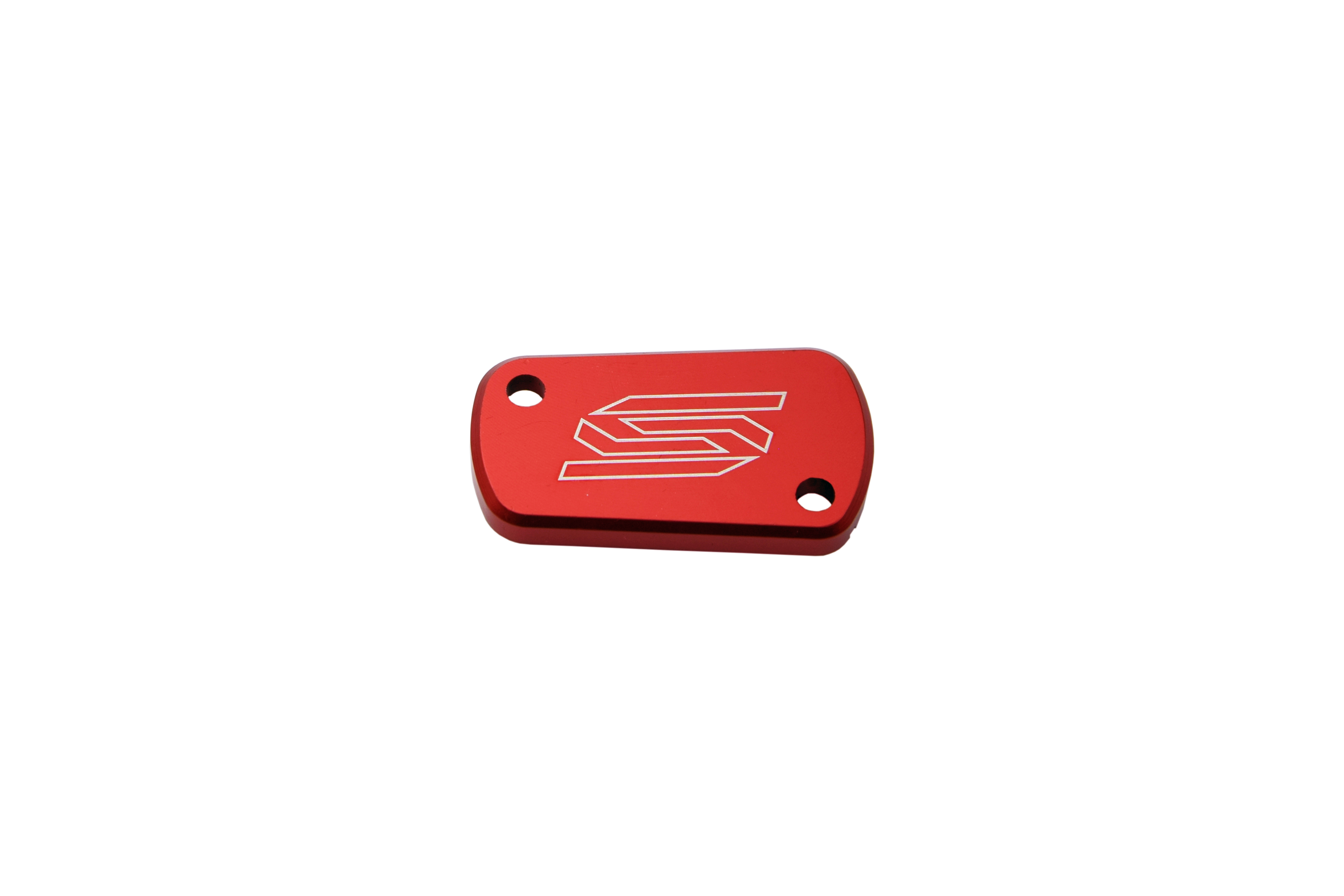 REAR BRAKE RESERVOIR COVER RED 03-26 KAW SUZ KX KLX KFX RM RM-Z RMX 125 230 250 300 450 SCAR 3901