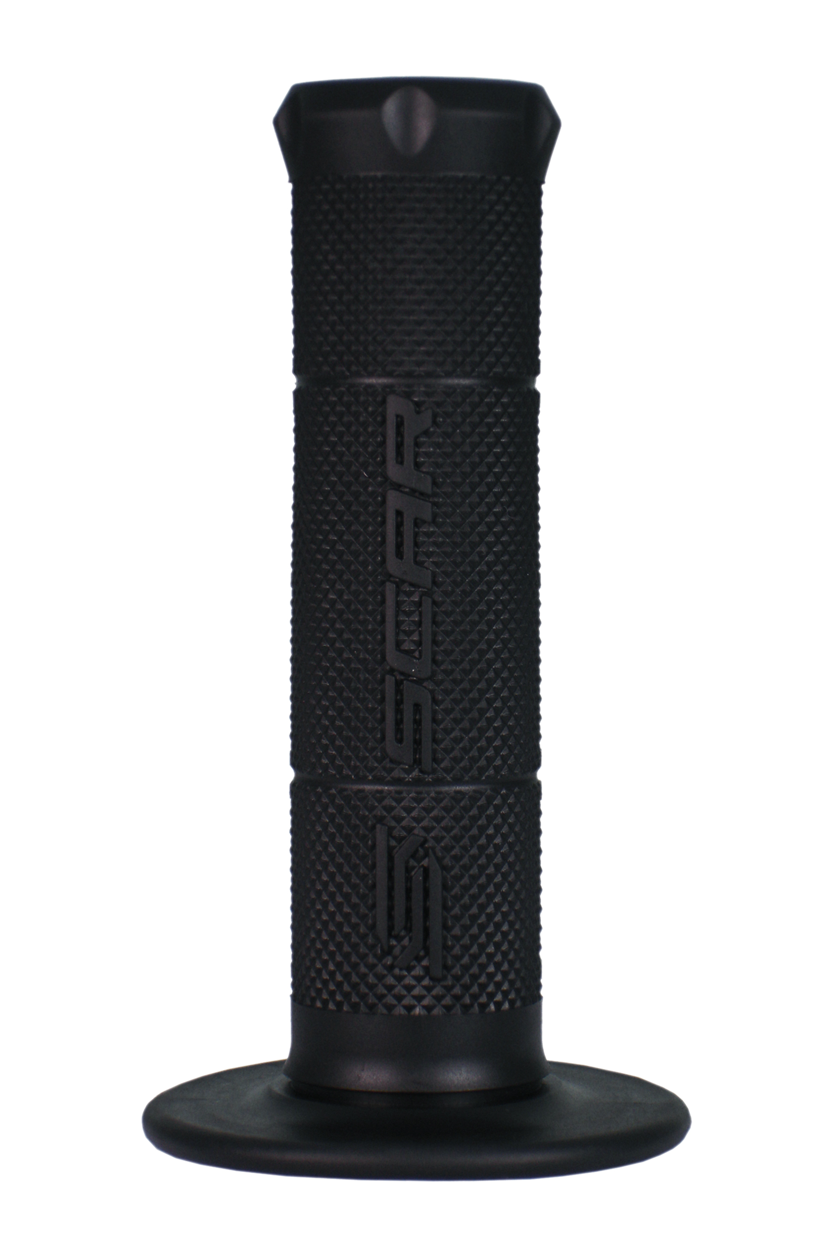 GRIPS BLACK ORIGINAL MX SINGLE DENSITY HALF WAFFLE SCAR GOSBLK thumbnail 2