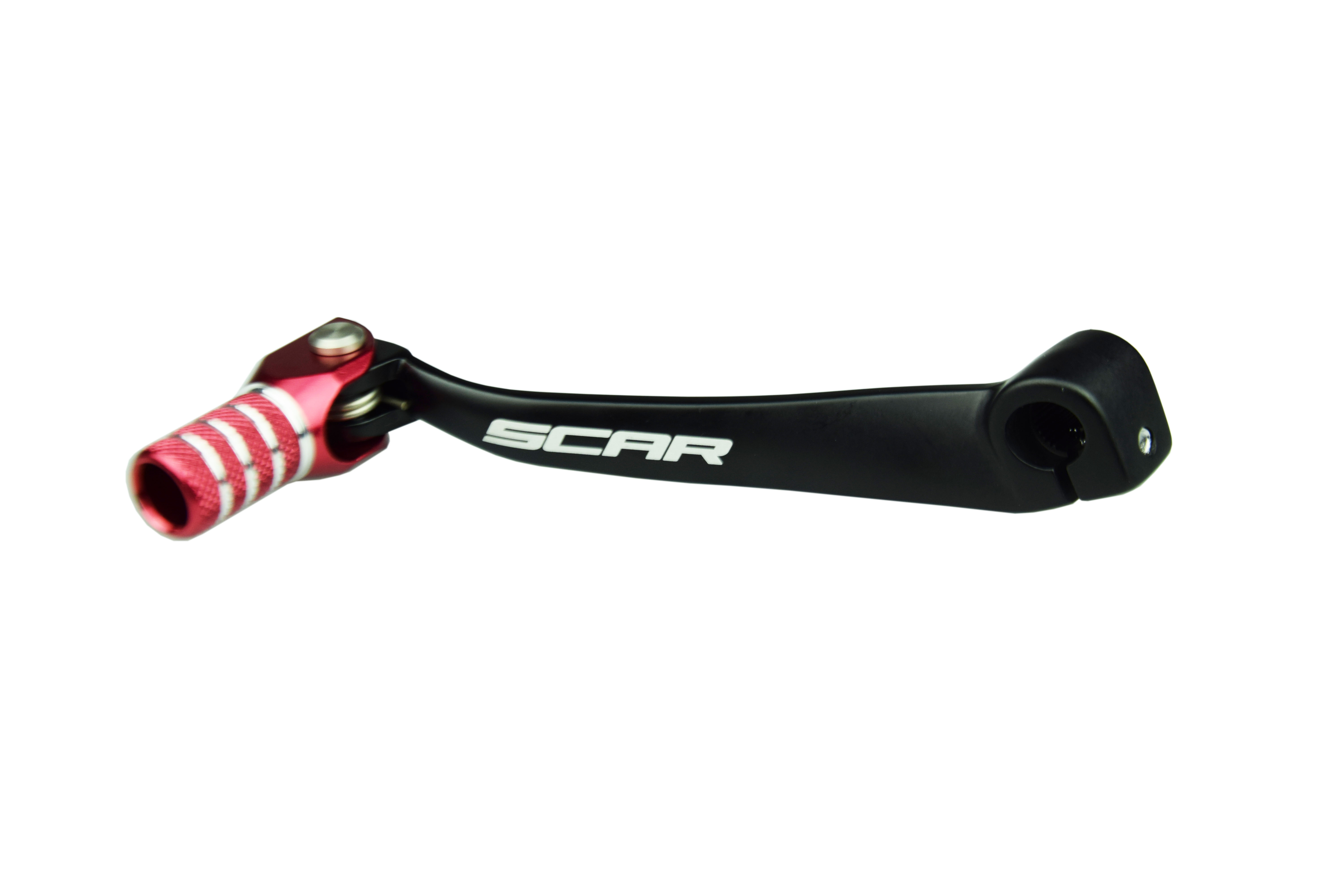 GEAR SHIFT LEVER RED TIP 07-26 HONDA CRF 150 R SCAR GSL112 image 1