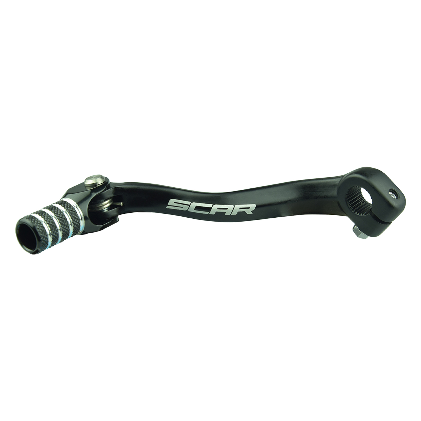 GEAR SHIFT LEVER BLACK TIP 04-19 HONDA CRF 250 R X SCAR GSL133BK image 1