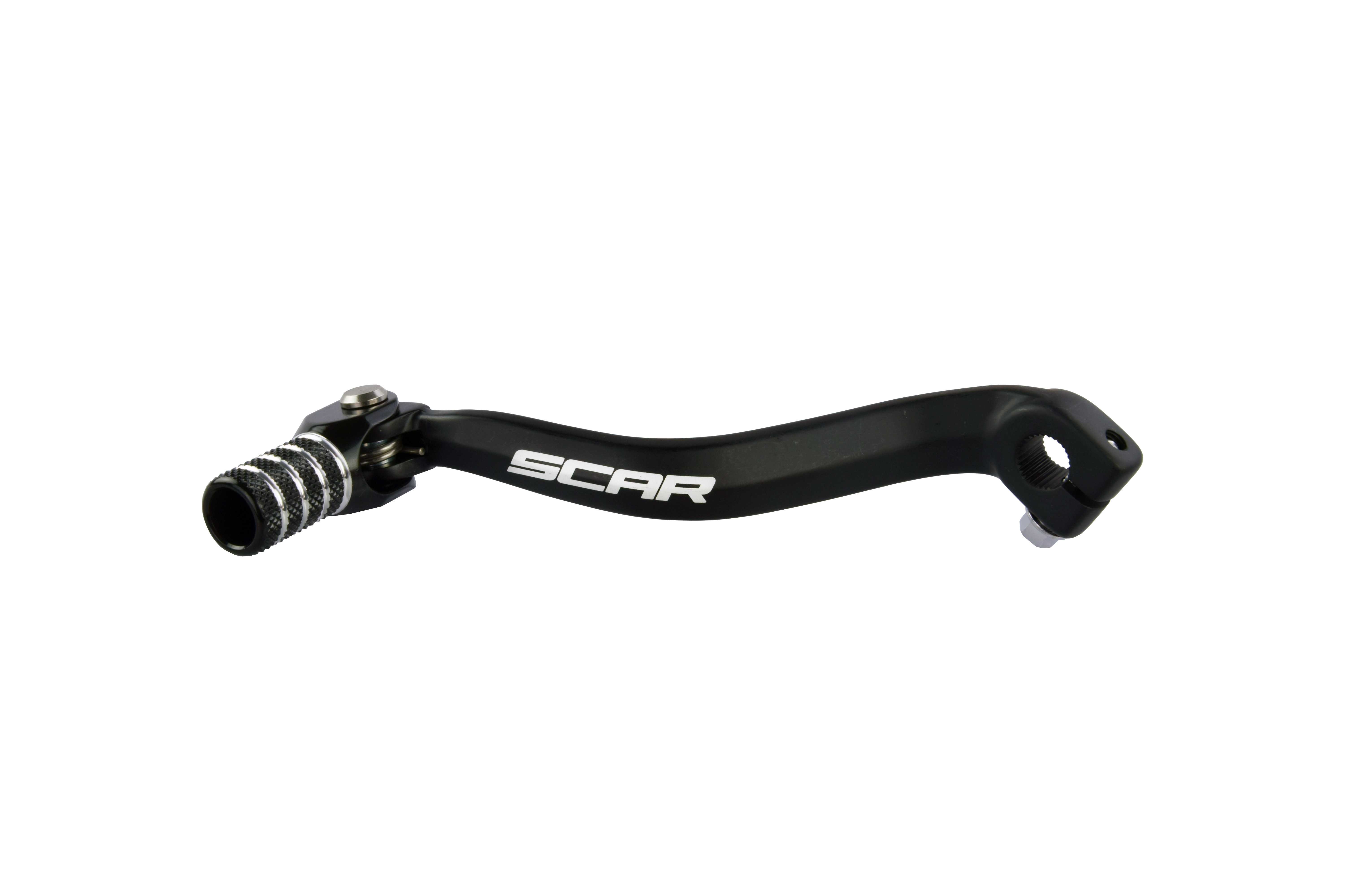 GEAR SHIFT LEVER BLACK TIP 81-26 KAWASAKI KX 80 85 SCAR GSL207 image 1