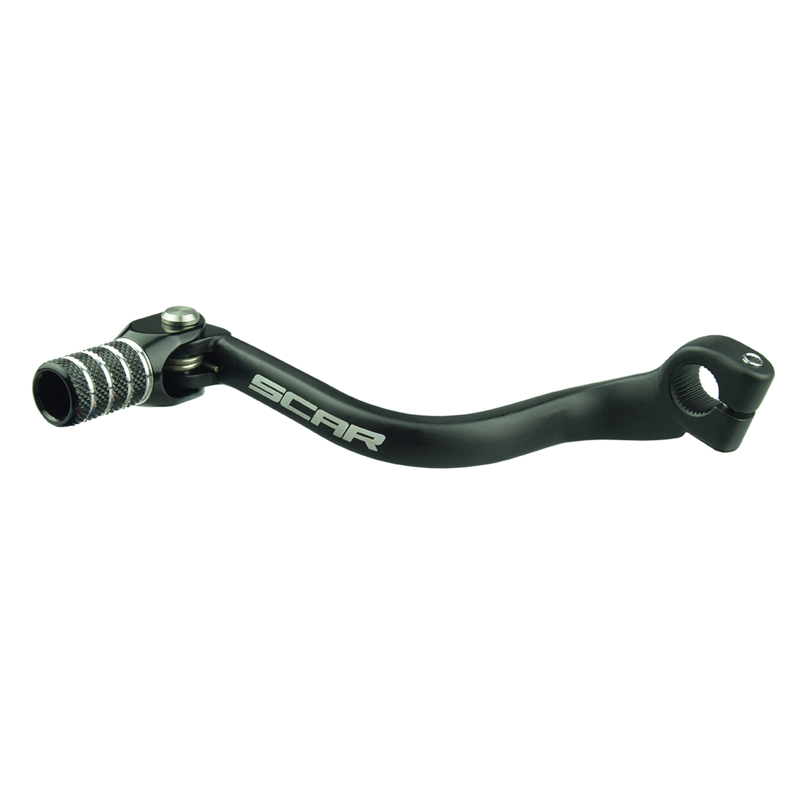 GEAR SHIFT LEVER BLACK 94-08 KAWASAKI KX 125 250 TIP SCAR GSL326BK image 1