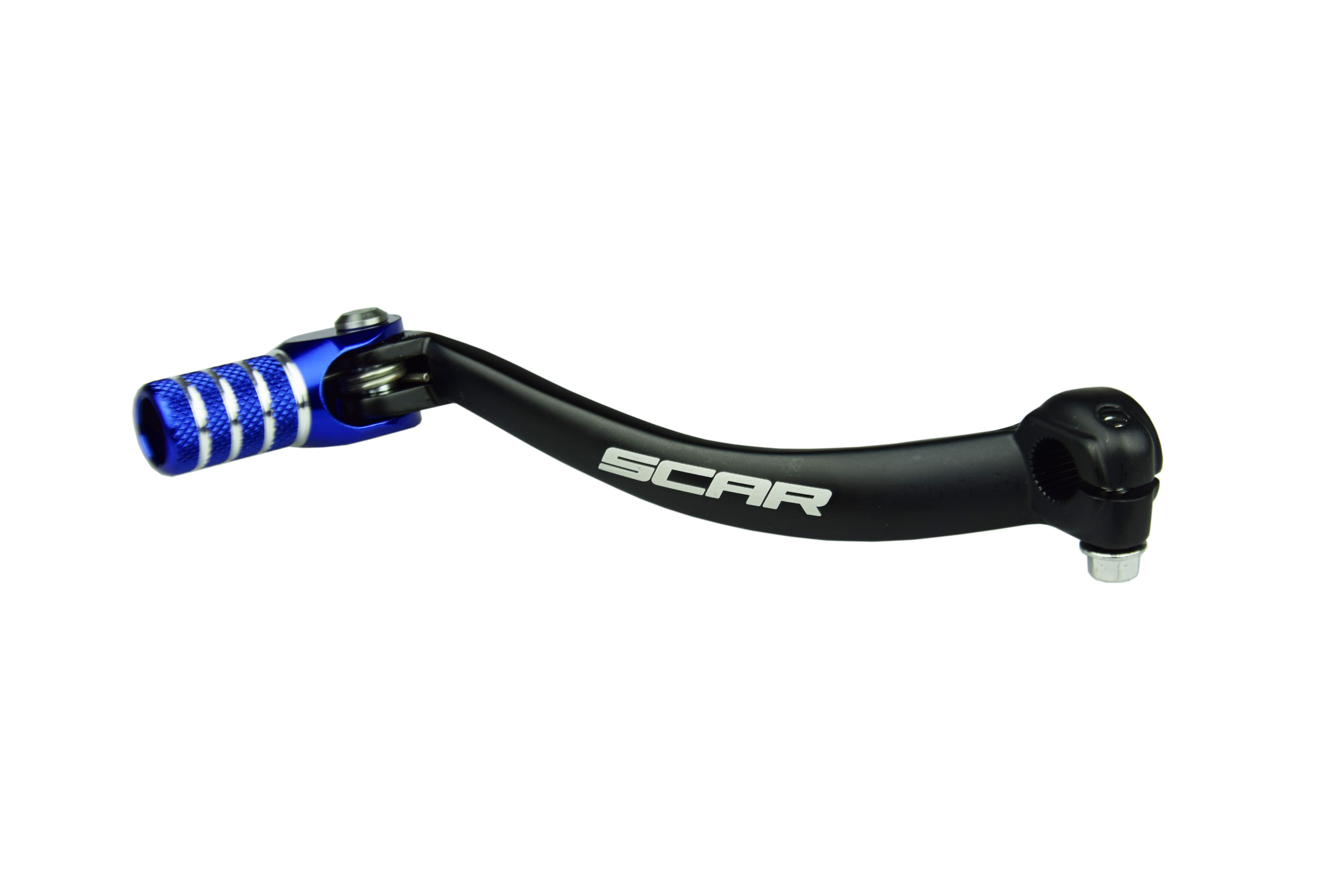 GEAR SHIFT LEVER BLUE TIP 06-14 YAMAHA WR YZ 250 450 F SCAR GSL407 image 1