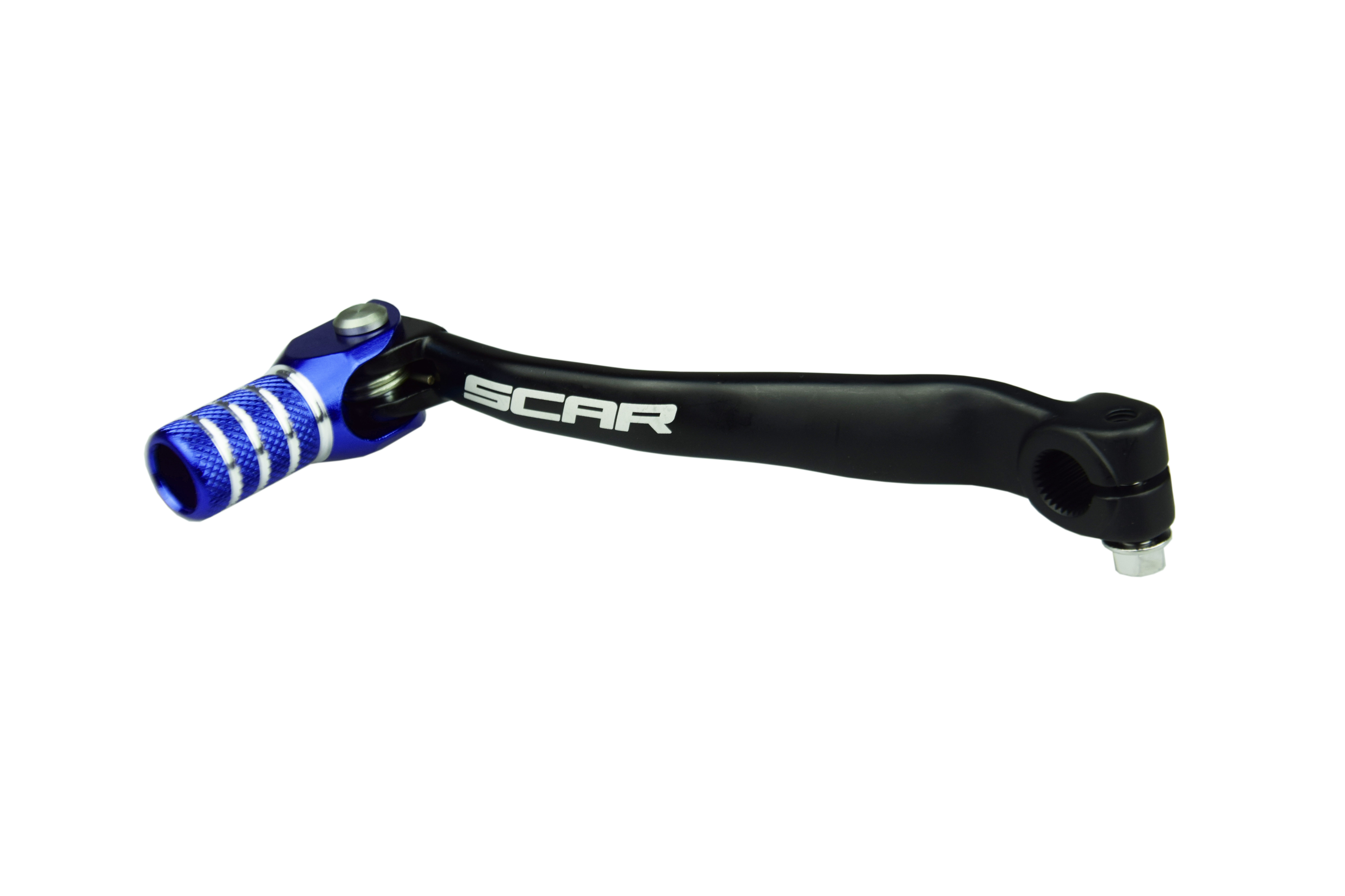GEAR SHIFT LEVER BLACK BLUE TIP 99-26 YAMAHA YZ 65 85 FORGED ALUMINIUM SCAR GSL408