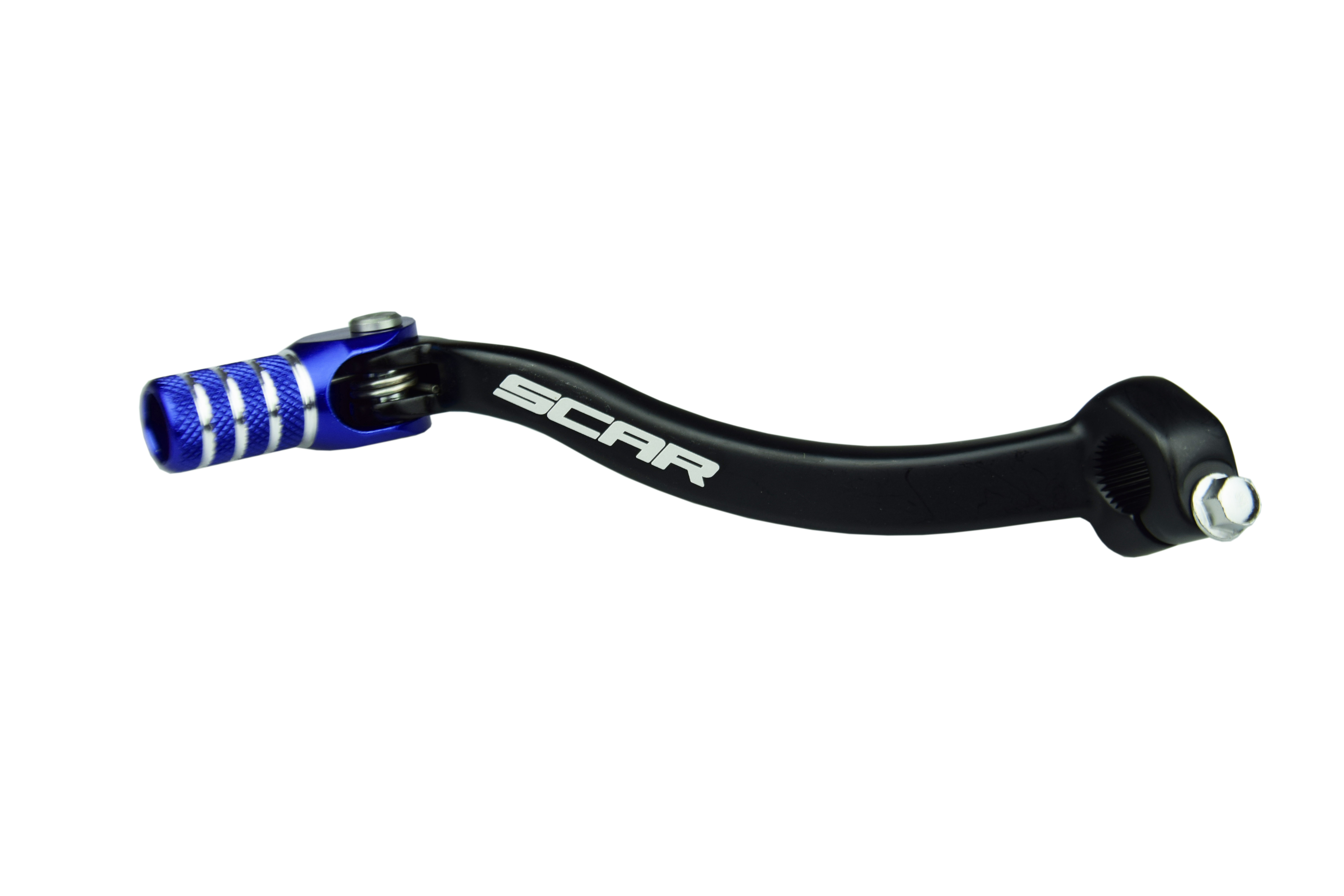 GEAR SHIFT LEVER BLUE TIP 14-16 YAMAHA WR YZ 250 450 F FX SCAR GSL410 image 1