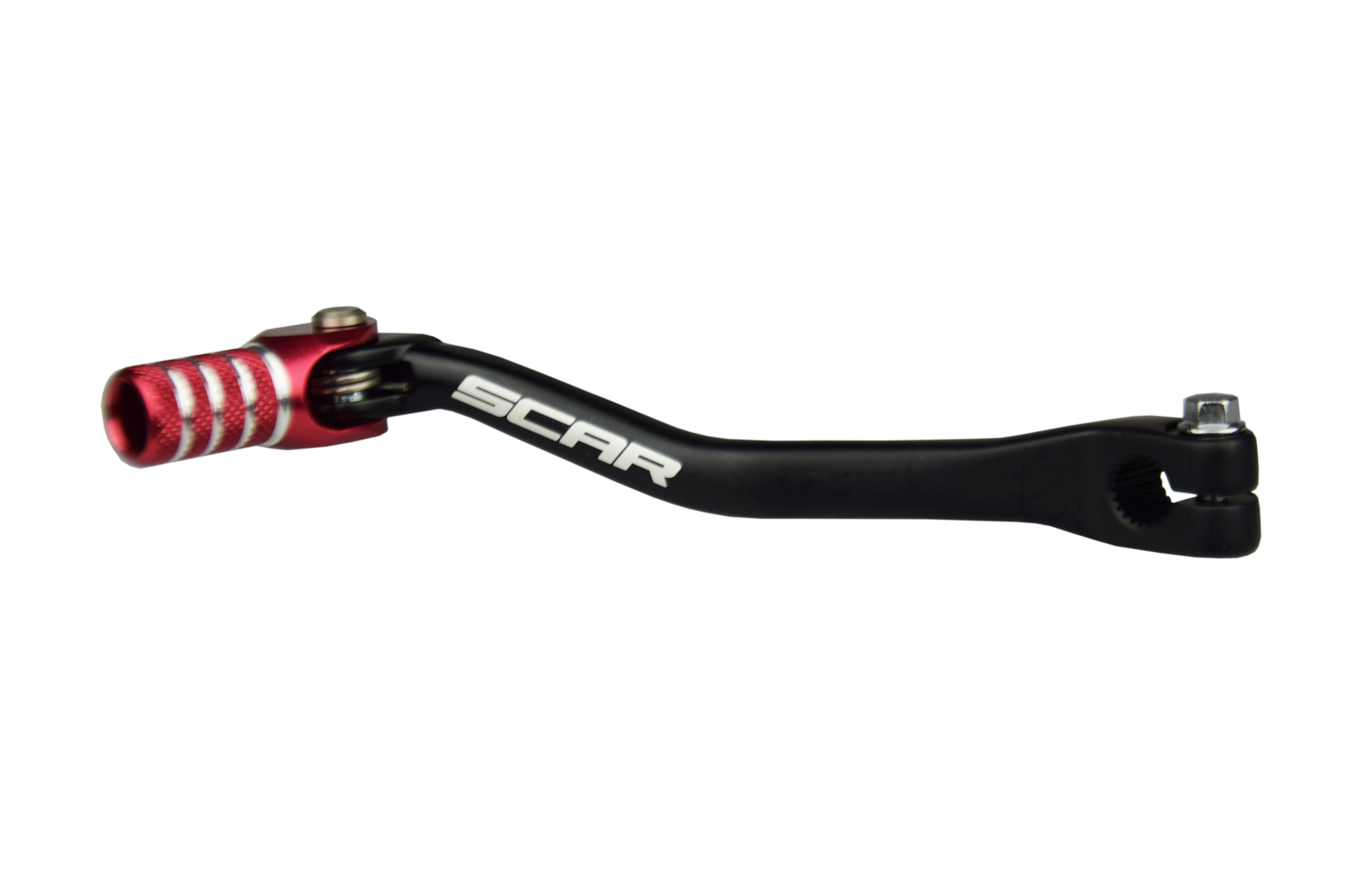 GEAR SHIFT LEVER RED TIP 98-19 GAS GAS EC 125 200 250 300 SCAR GSL601 image 1