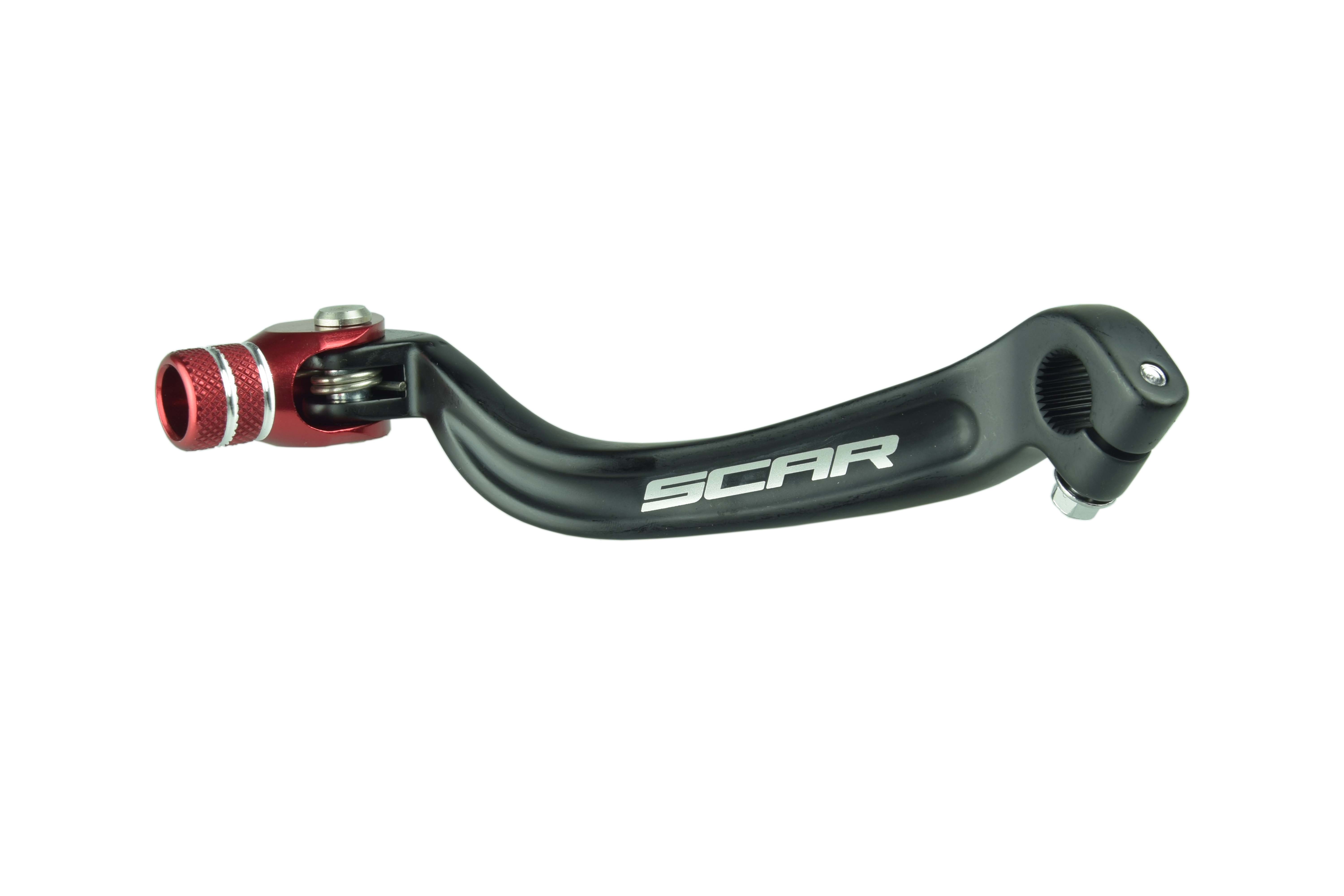 GEAR SHIFT LEVER RED TIP 20-26 BETA RR RACE X-PRO RX 350 390 430 450 480 4T SCAR GSL617 image 1