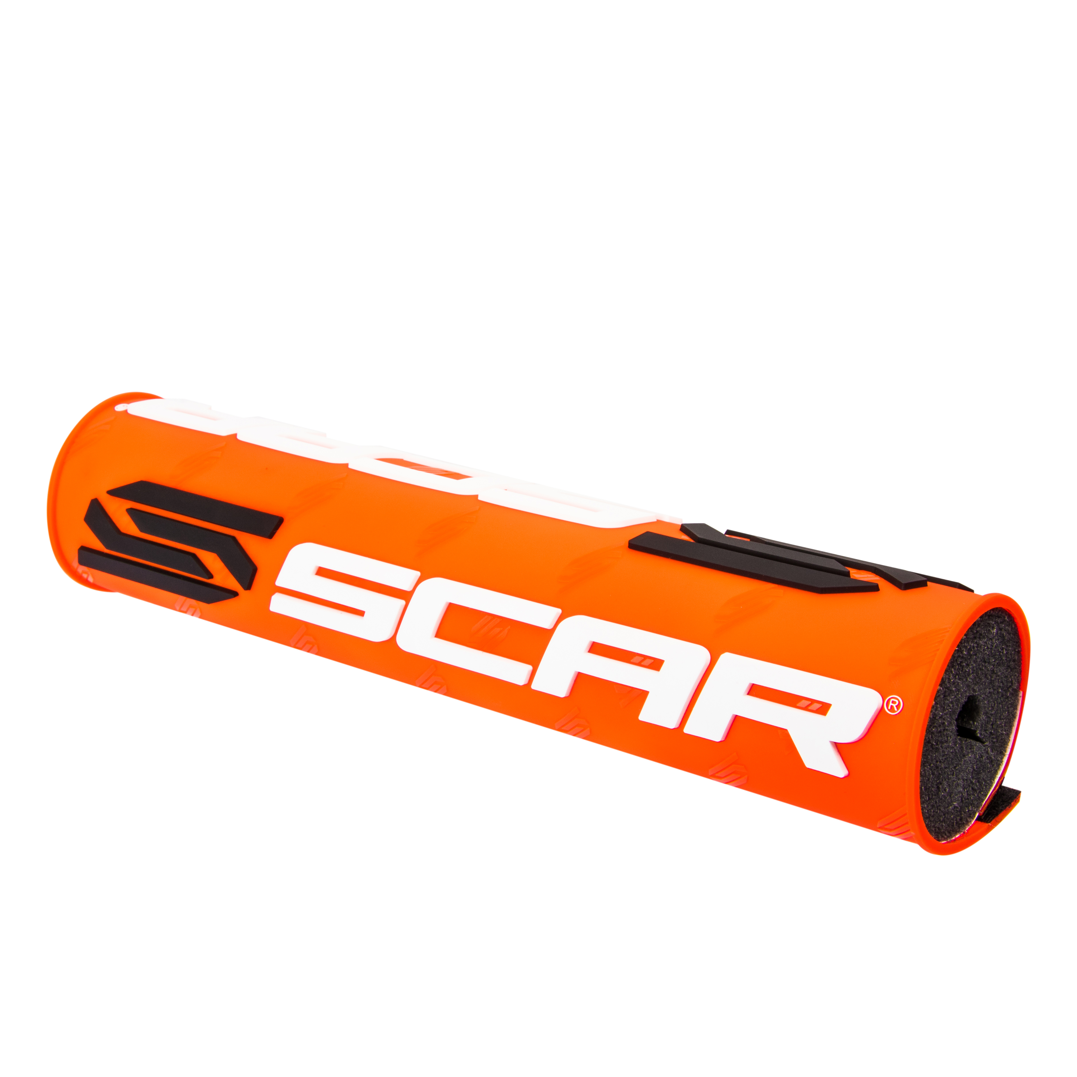 REGULAR BAR PAD ORANGE FLUO 250mm 7-8 HANDLEBARS SCAR MSXOR image 1
