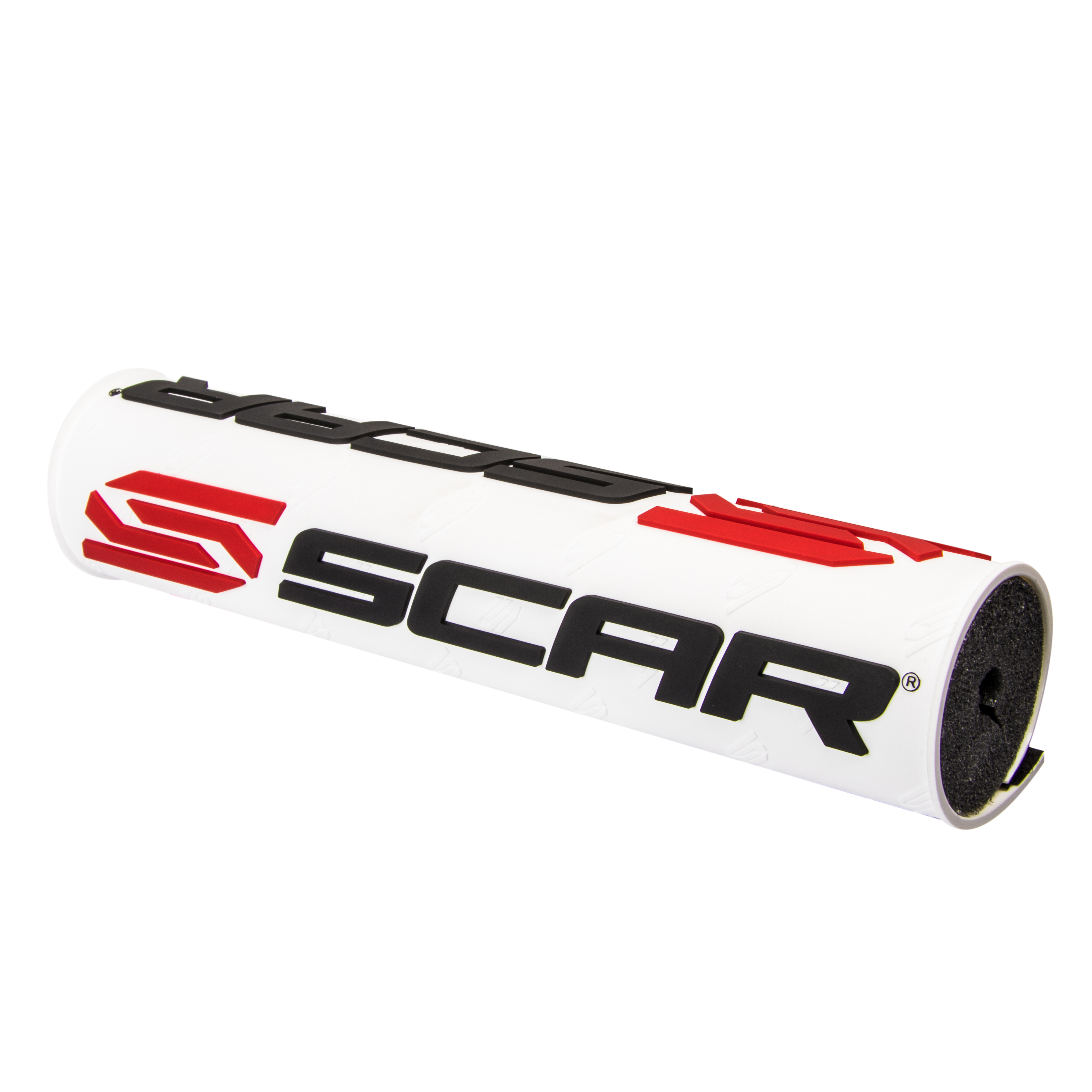 HANDLEBAR PAD WHITE REGULAR S2 250mm SCAR MSXW image 1