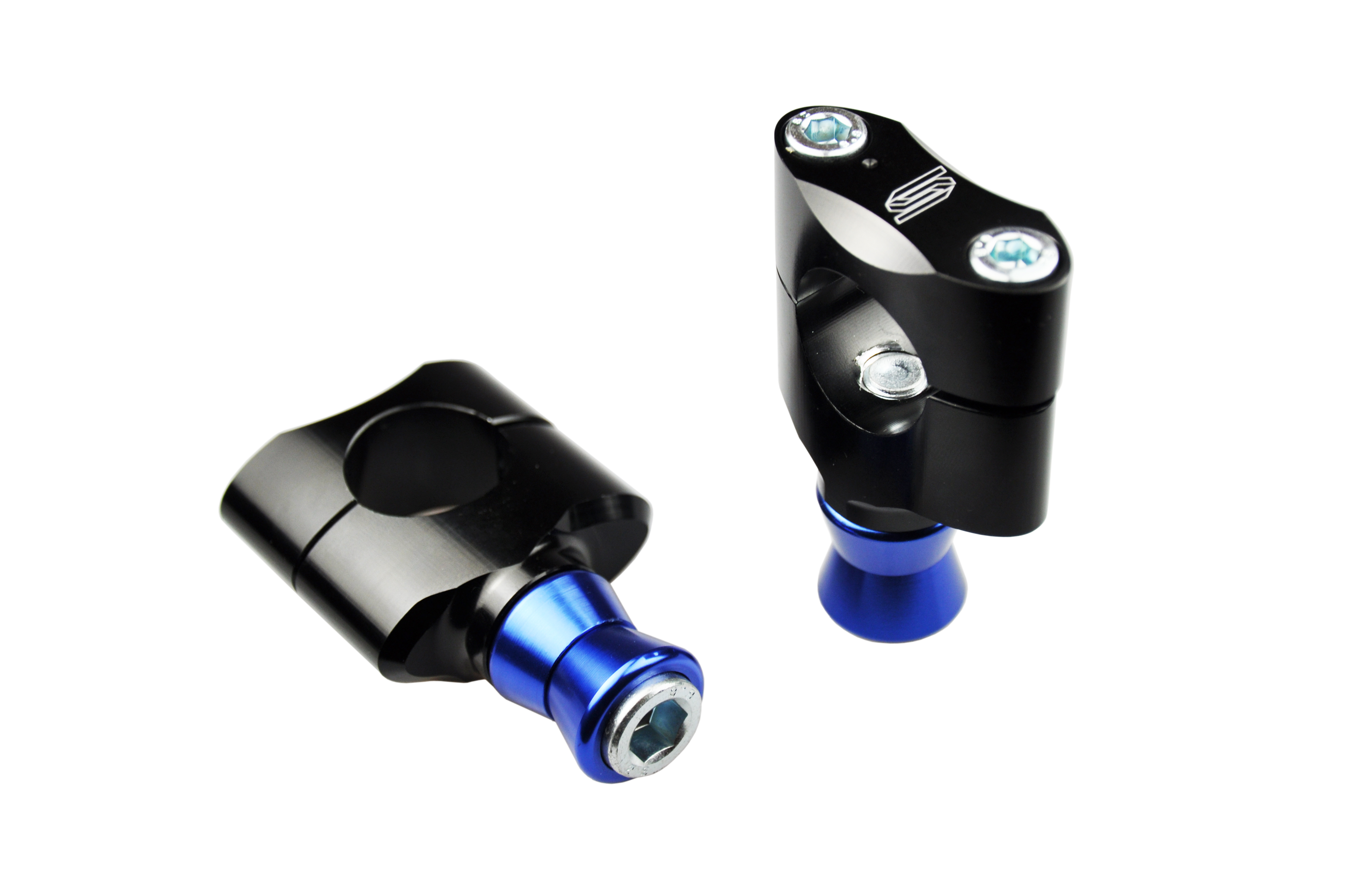 HANDLEBAR MOUNTS BLACK 28.6mm 35mm SCAR P21