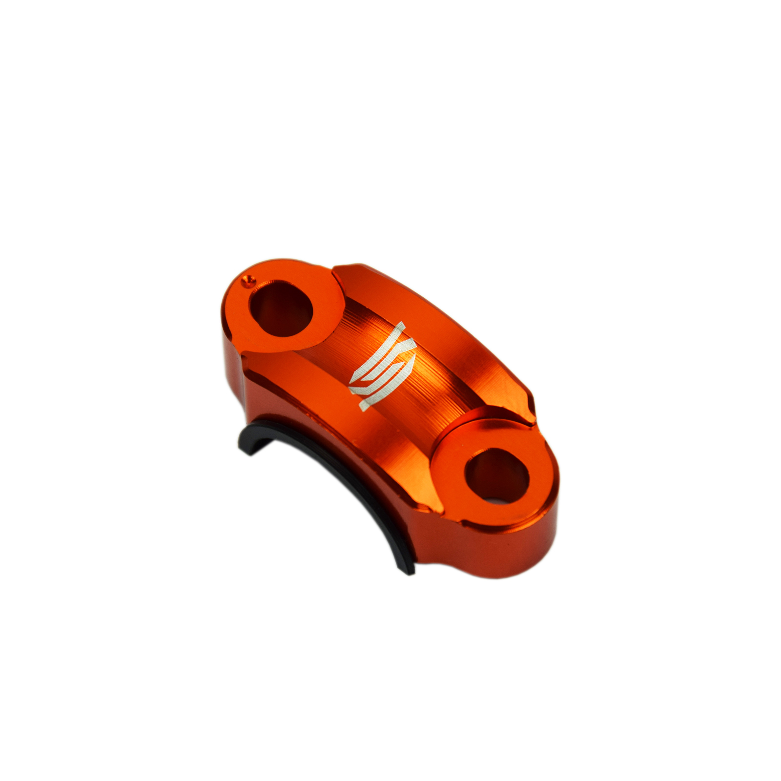 ROTATING HANDLEBAR MOUNTS ORANGE UNIVERSAL CNC ANODISED NYLON SLEEVE SCAR RBC4