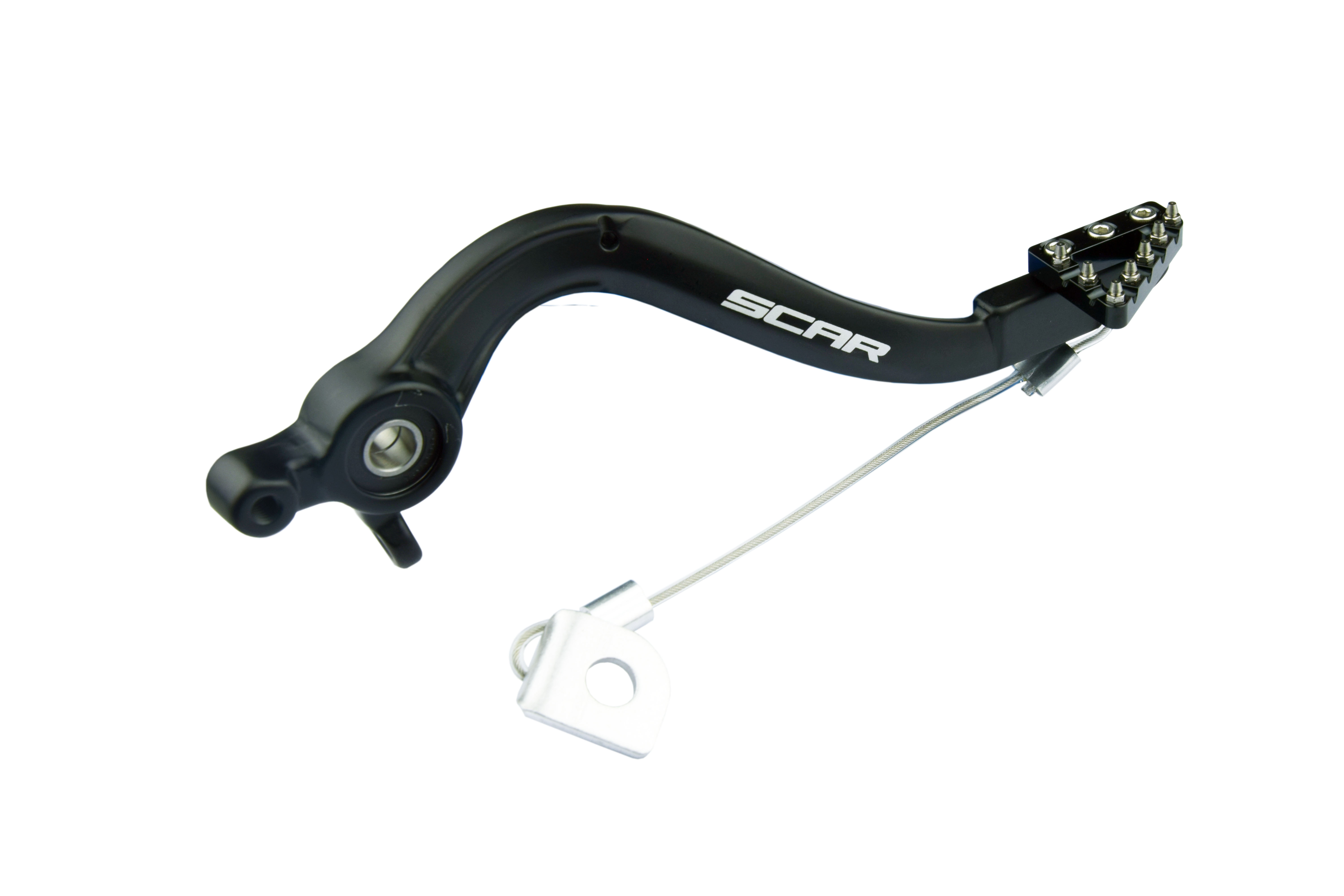 REAR BRAKE PEDAL BLACK 18-26 GAS GAS HUSQVARNA KTM MC TC SX 85 SCAR RBP502BK