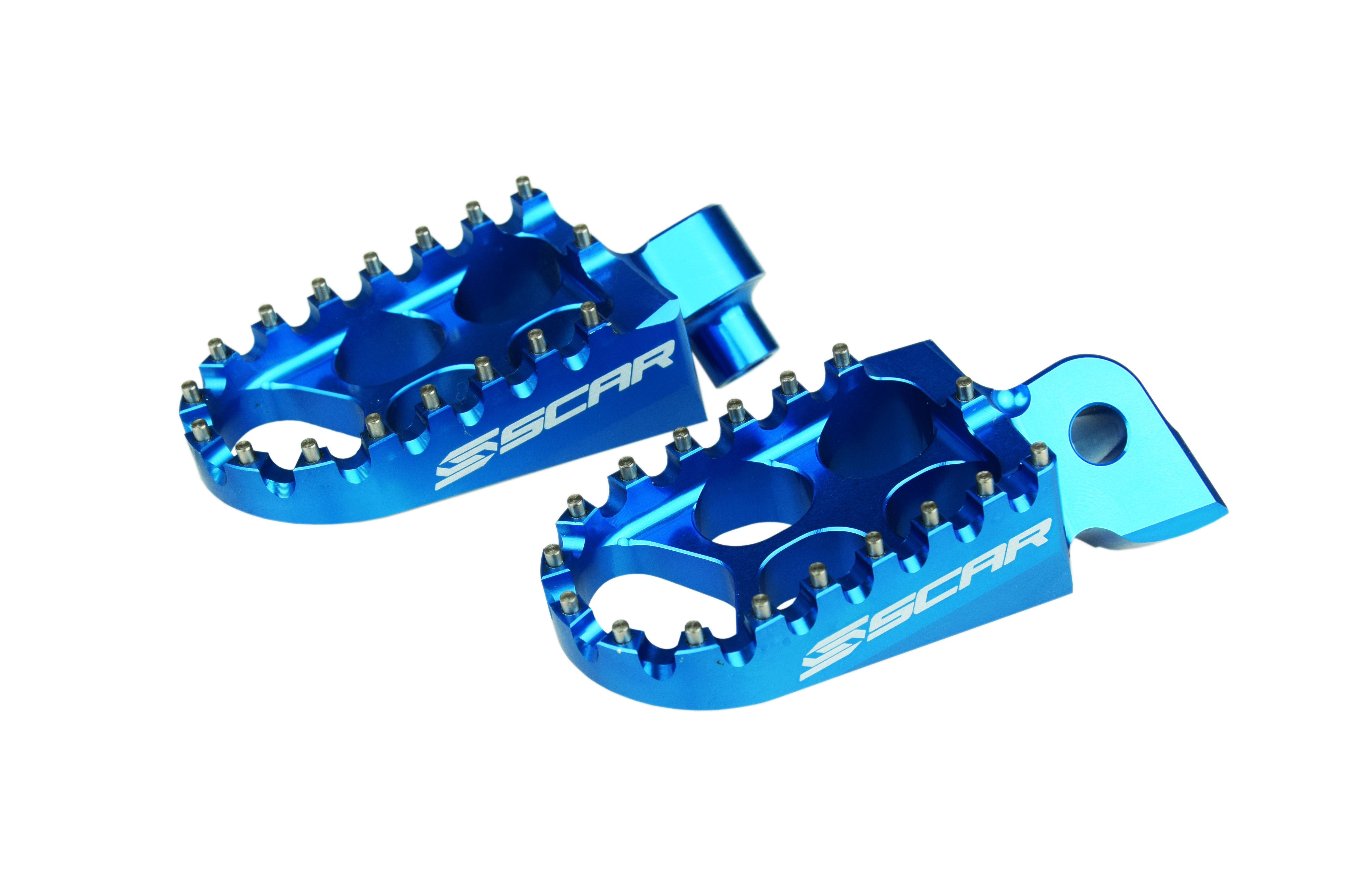 STANDARD FOOTPEGS BLUE 97-26 ALTA REDSHIFT FANTIC XE XX XEF XXF YAMAHA YZ WR TENERE 48mm SCAR S1211B