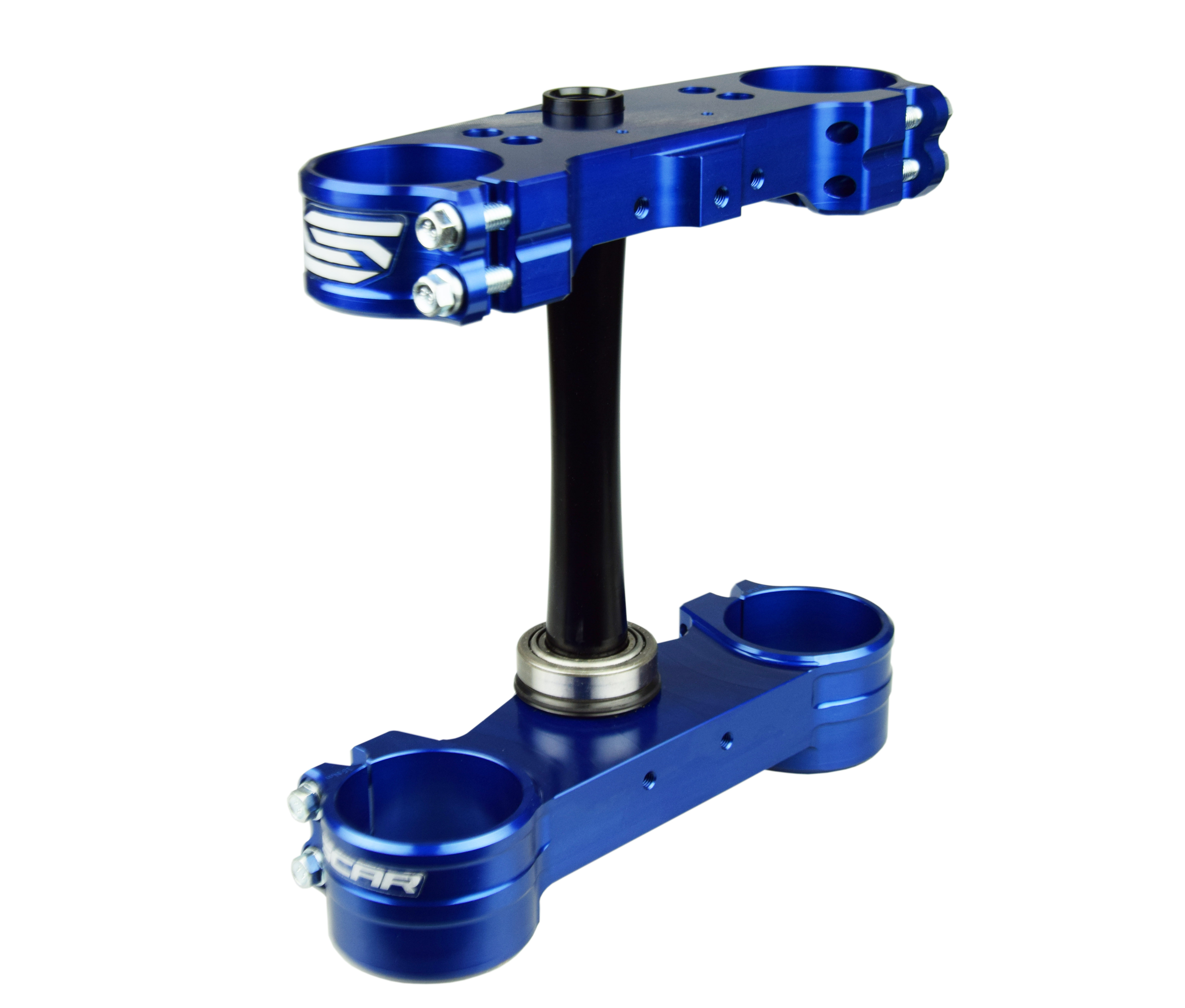 TRIPLE CLAMPS BLUE 13-23 GASGAS HUSQVARNA KTM EC TC FC TE FE TX EXC SX 125-501 22mm SCAR S5417B