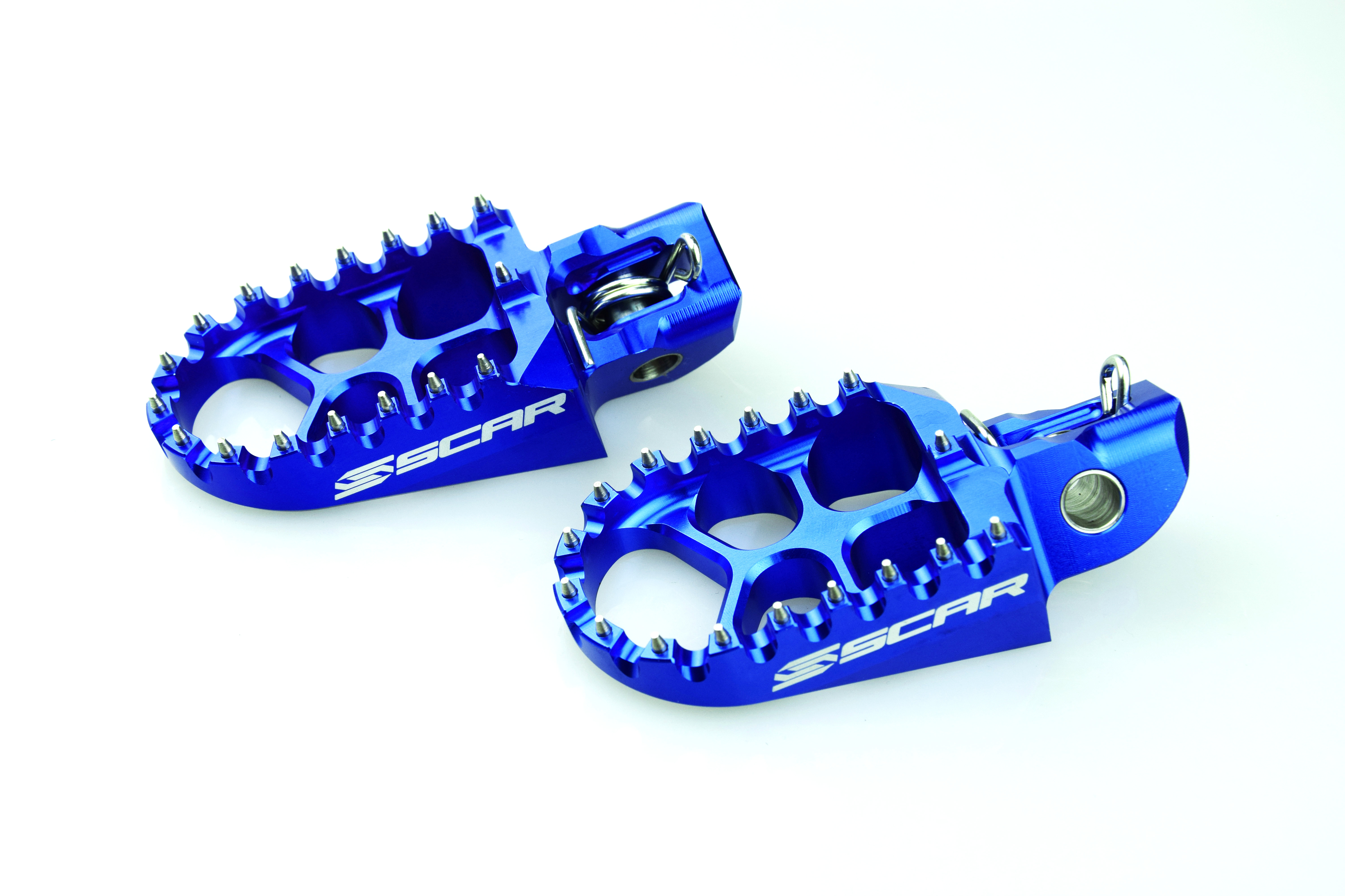 EVO FOOTPEGS BLUE 16-24 GAS GAS HUSQVARNA KTM EC EXC FC FE FS MC SX TC TE TX XC 57mm SCAR S5511B