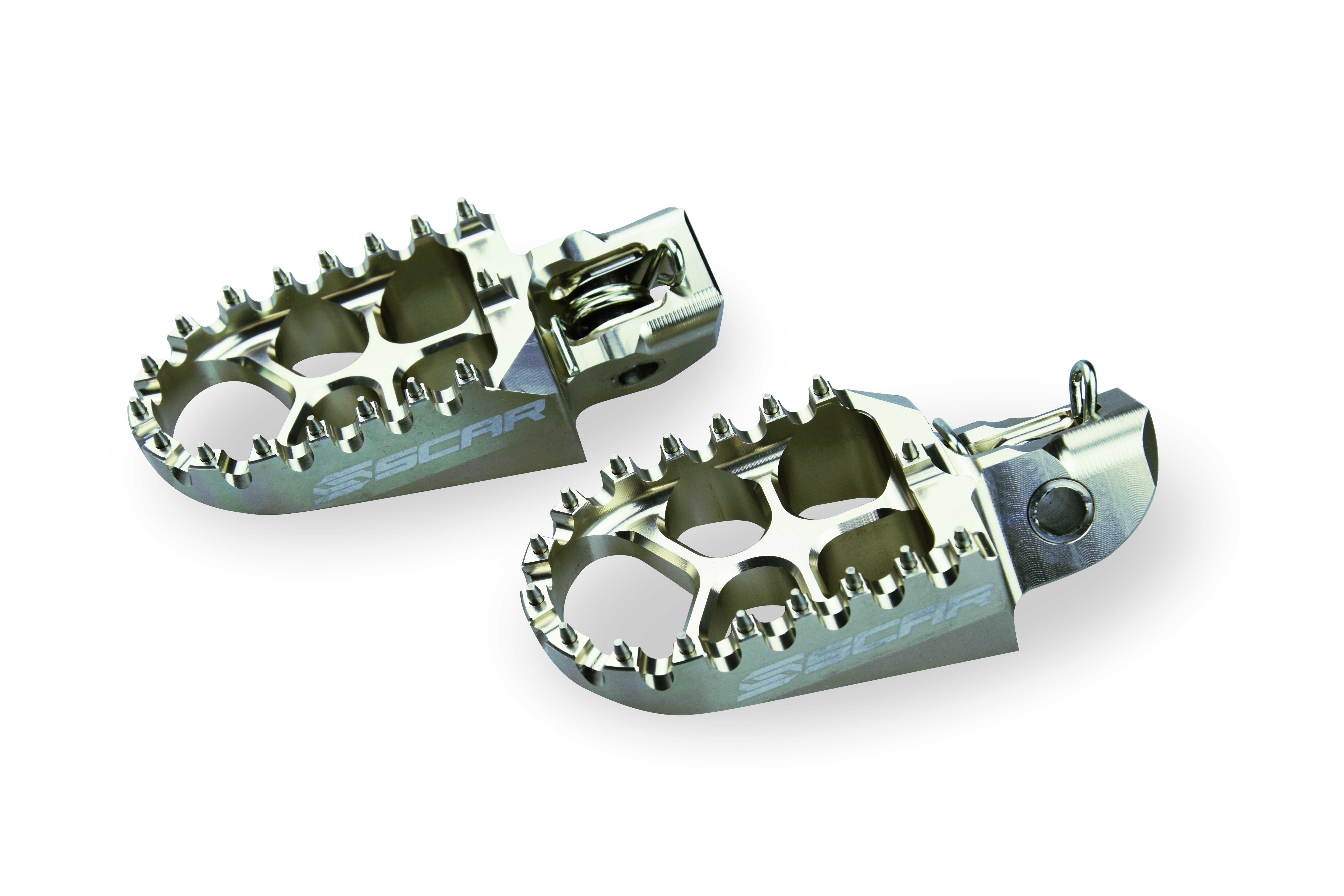 EVO FOOTPEGS TITANIUM COLOR 16-24 GASGAS HUSQVARNA KTM MC EC TC TX TE FC FE FS SX XC EXC 57mm SCAR S5511T