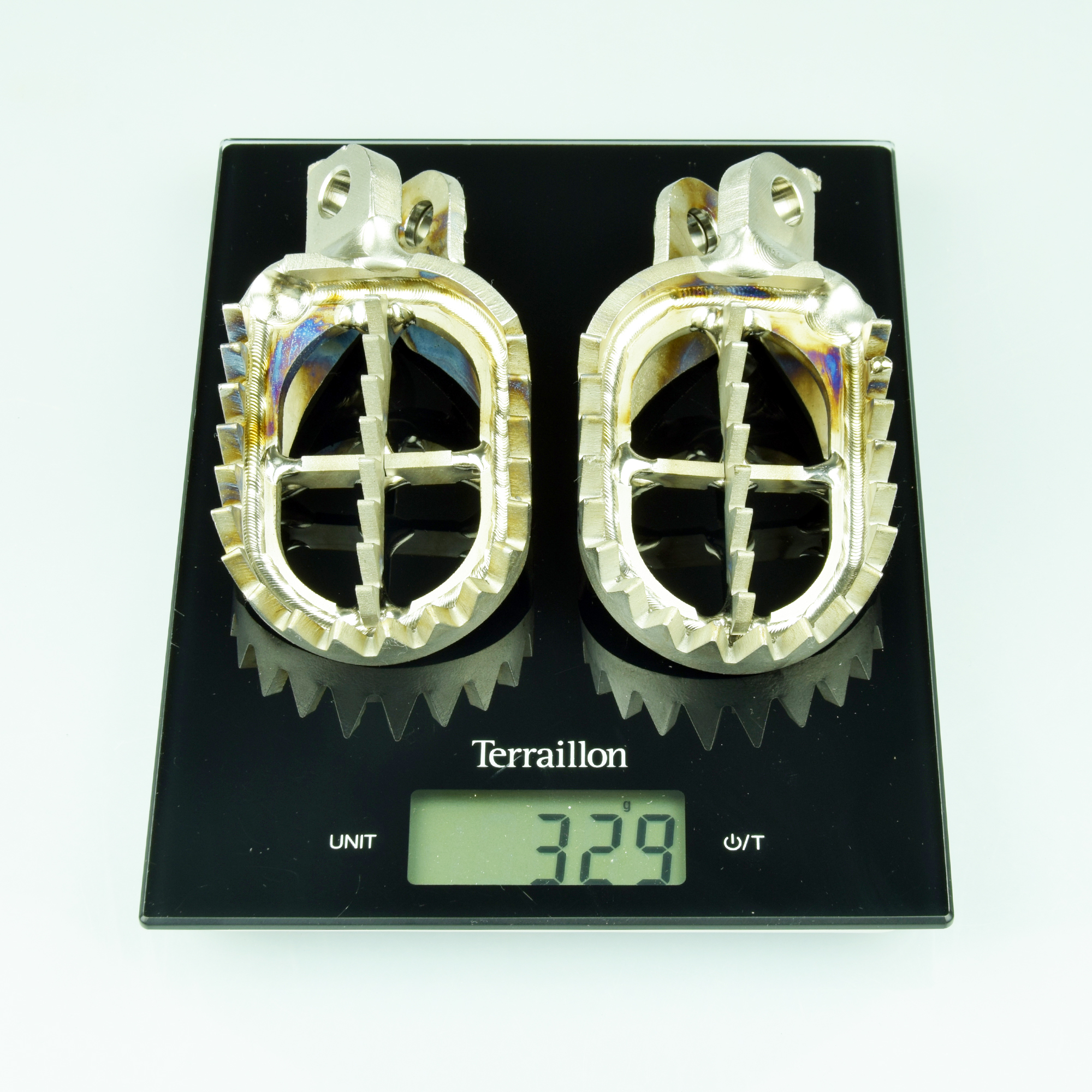 TITANIUM FOOTPEGS GRIPPER 98-26 BETA GASGAS HUSABERG HUSQVARNA KTM SHERCO RR MC FE SX SE SCAR S5516 thumbnail 5