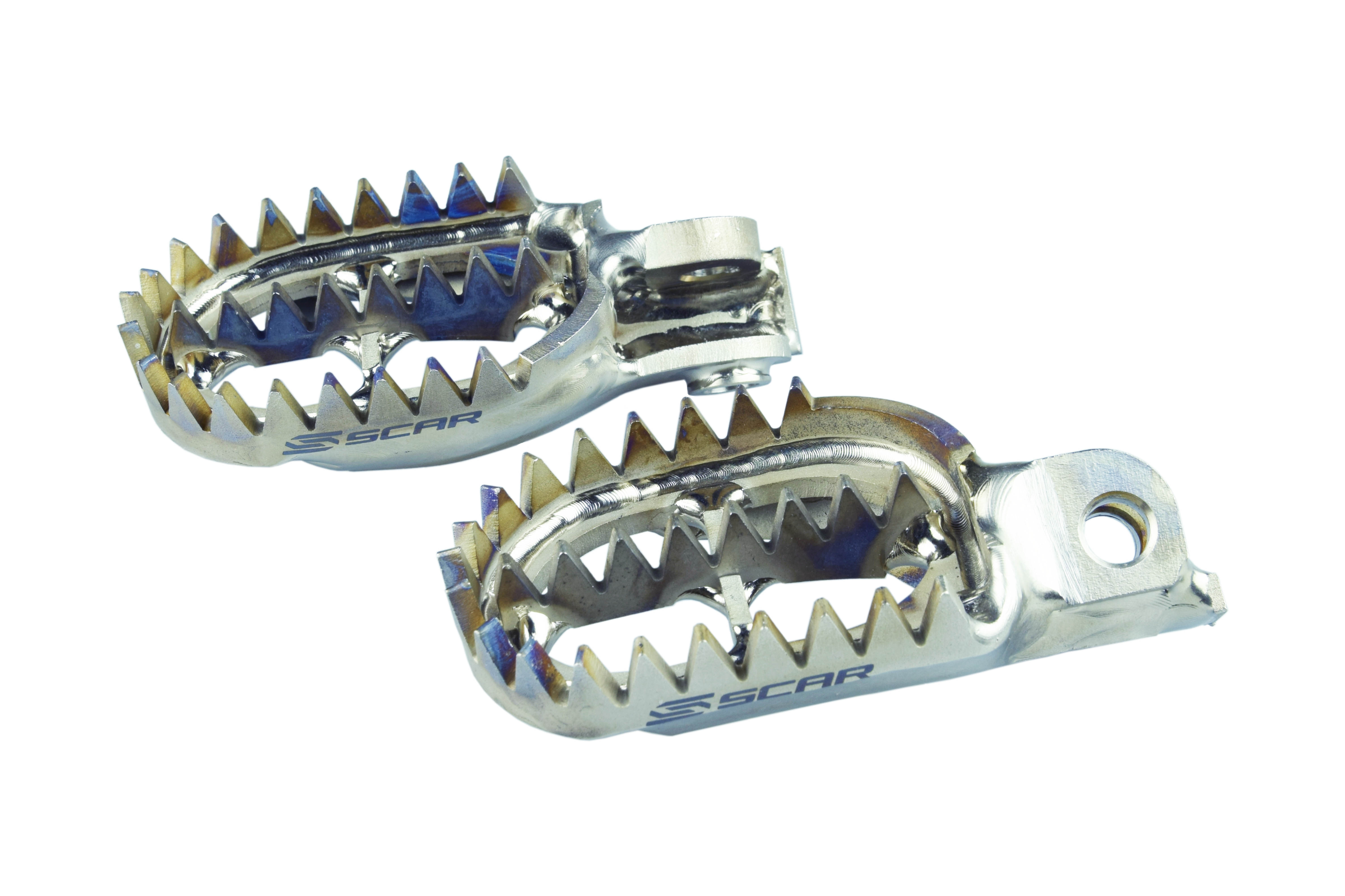 TITANIUM FOOTPEGS GRIPPER 98-26 BETA GASGAS HUSABERG HUSQVARNA KTM SHERCO RR MC FE SX SE SCAR S5516