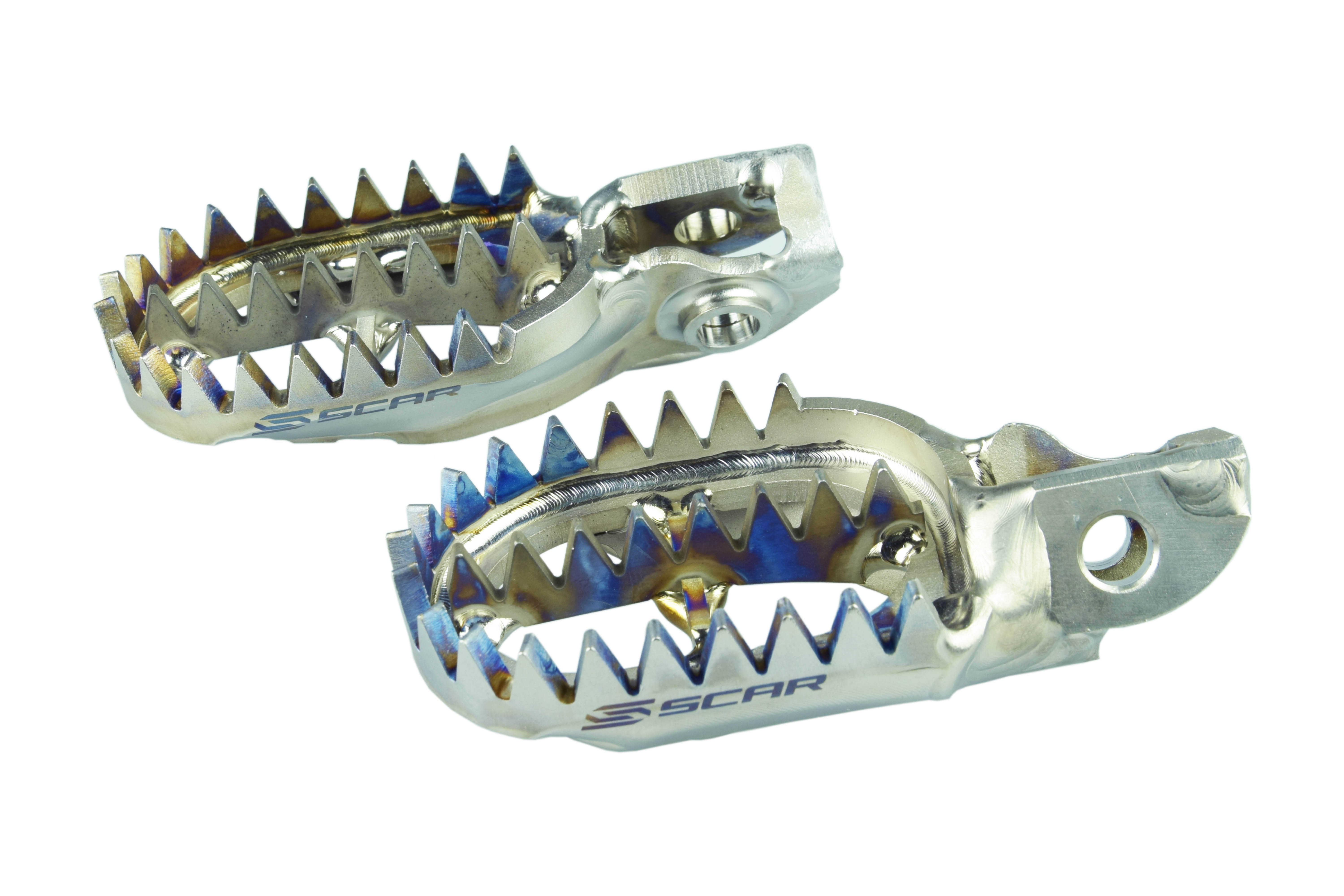 TITANIUM FOOTPEGS 16-24 GASGAS HUSQVARNA KTM MC EC EX TC TX TE FC FE FS FX SX XC EXC SCAR S5517
