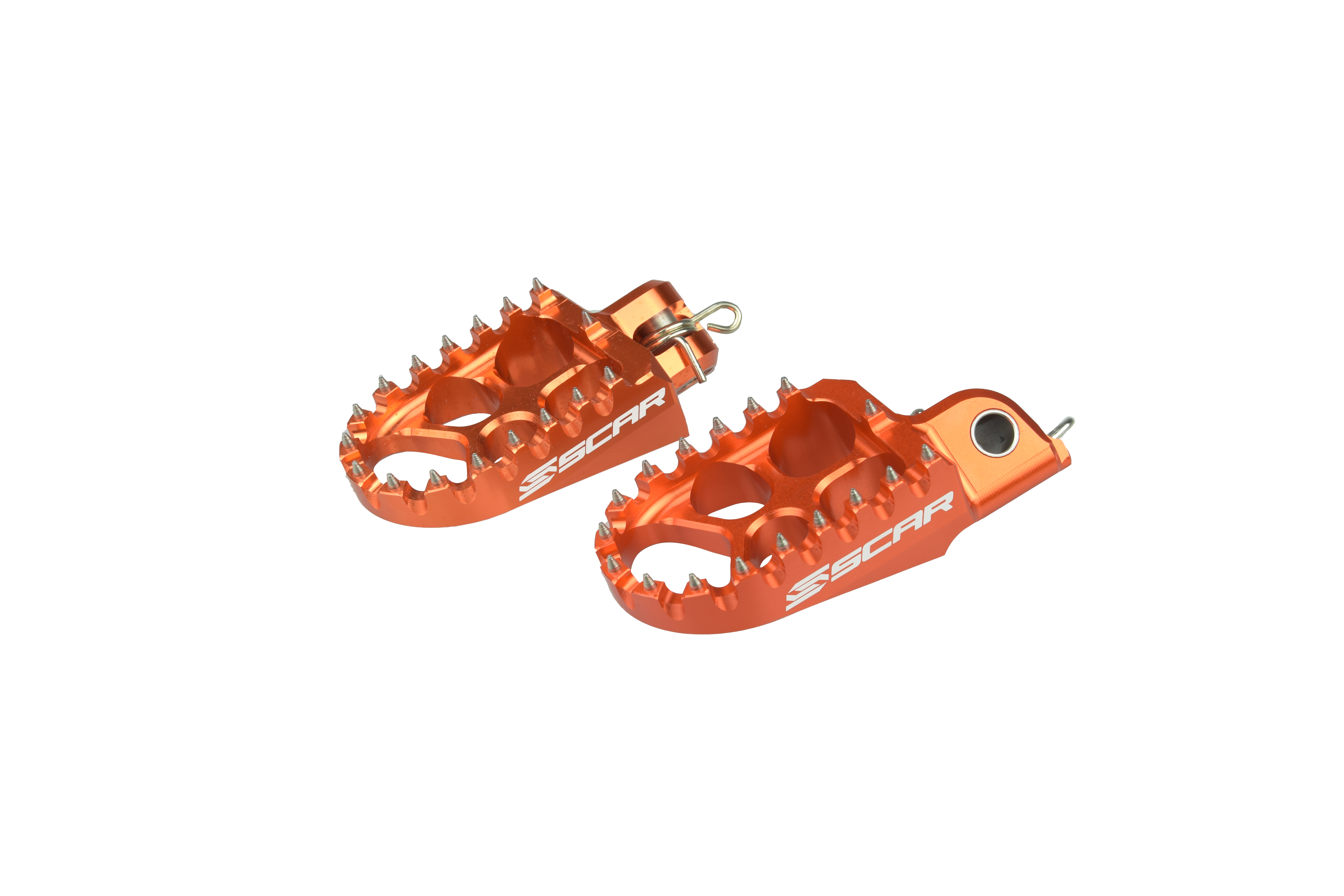 EVO FOOTPEGS ORANGE 98-26 HUSQVARNA KTM ENDURO SUPERMOTO FREERIDE SX SMC 85 105 690 701 SCAR S5585OR