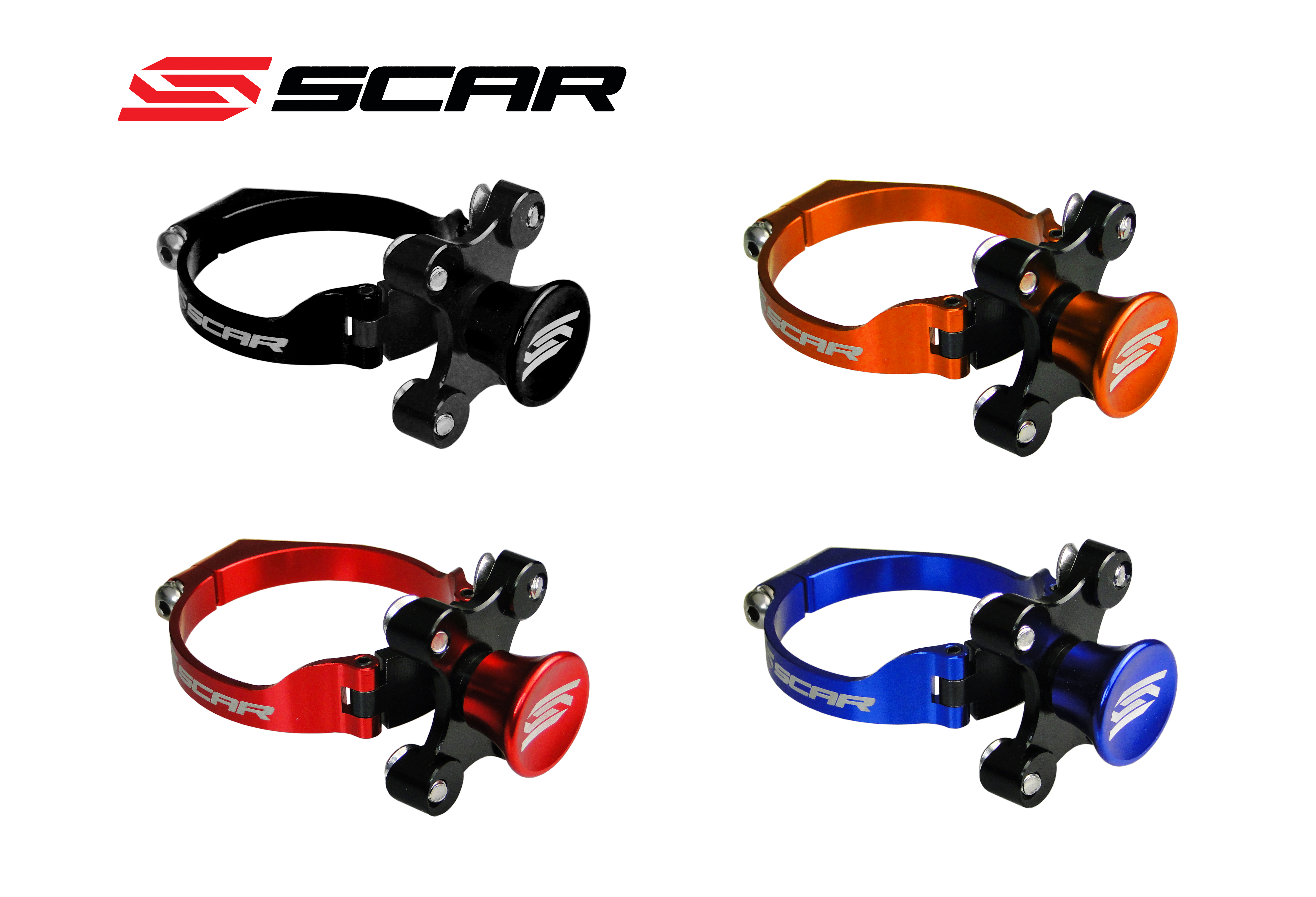 LAUNCH CONTROL BLACK 02-26 GASGAS HUSQVARNA KTM MC EE TC SX 5 50 65 WP 45.4mm SCAR SLC501BK thumbnail 2