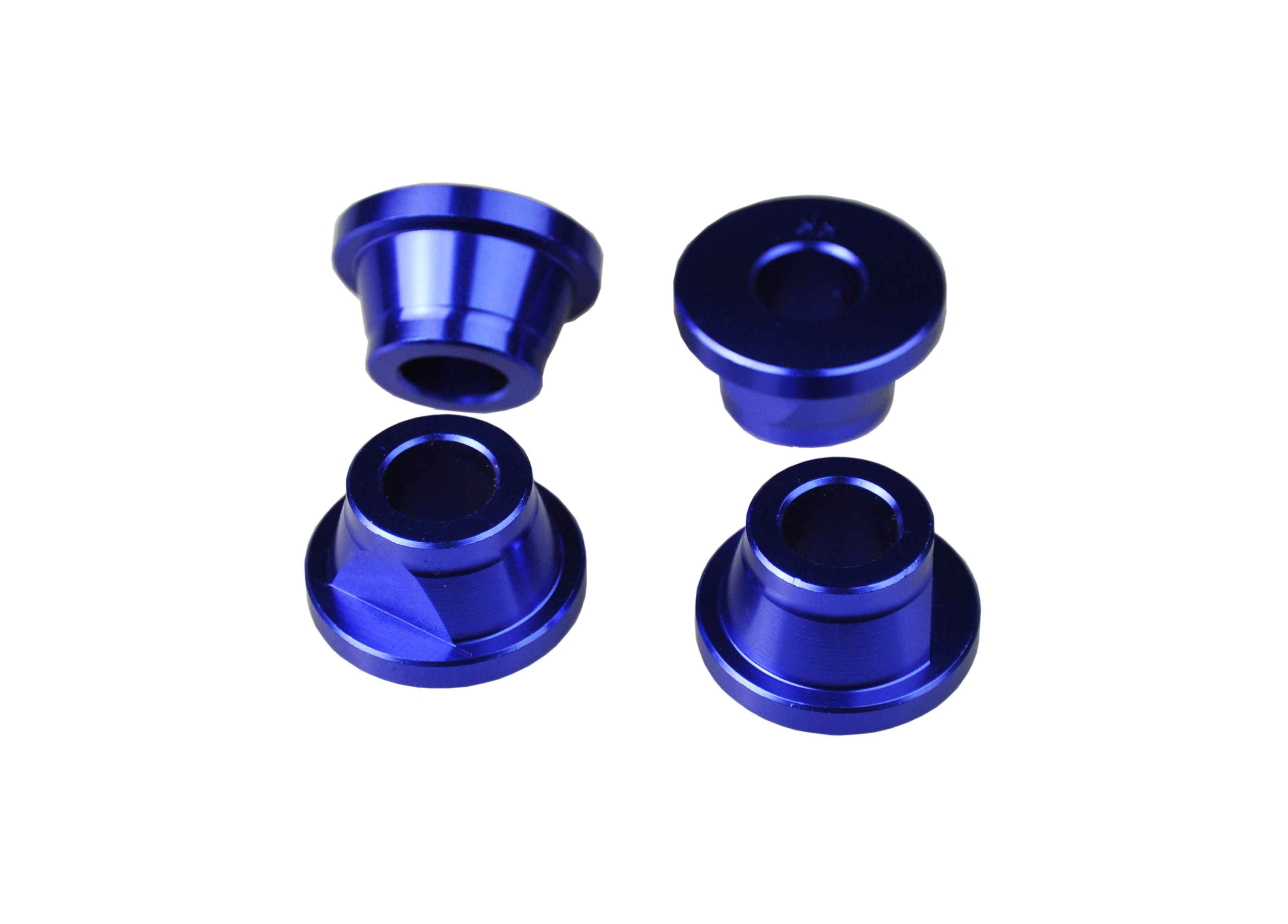 RUBBER KILLERS BLUE 12-26 KAWASAKI KX 250 450 F X 4 PIECES SCAR SCKXF image 1