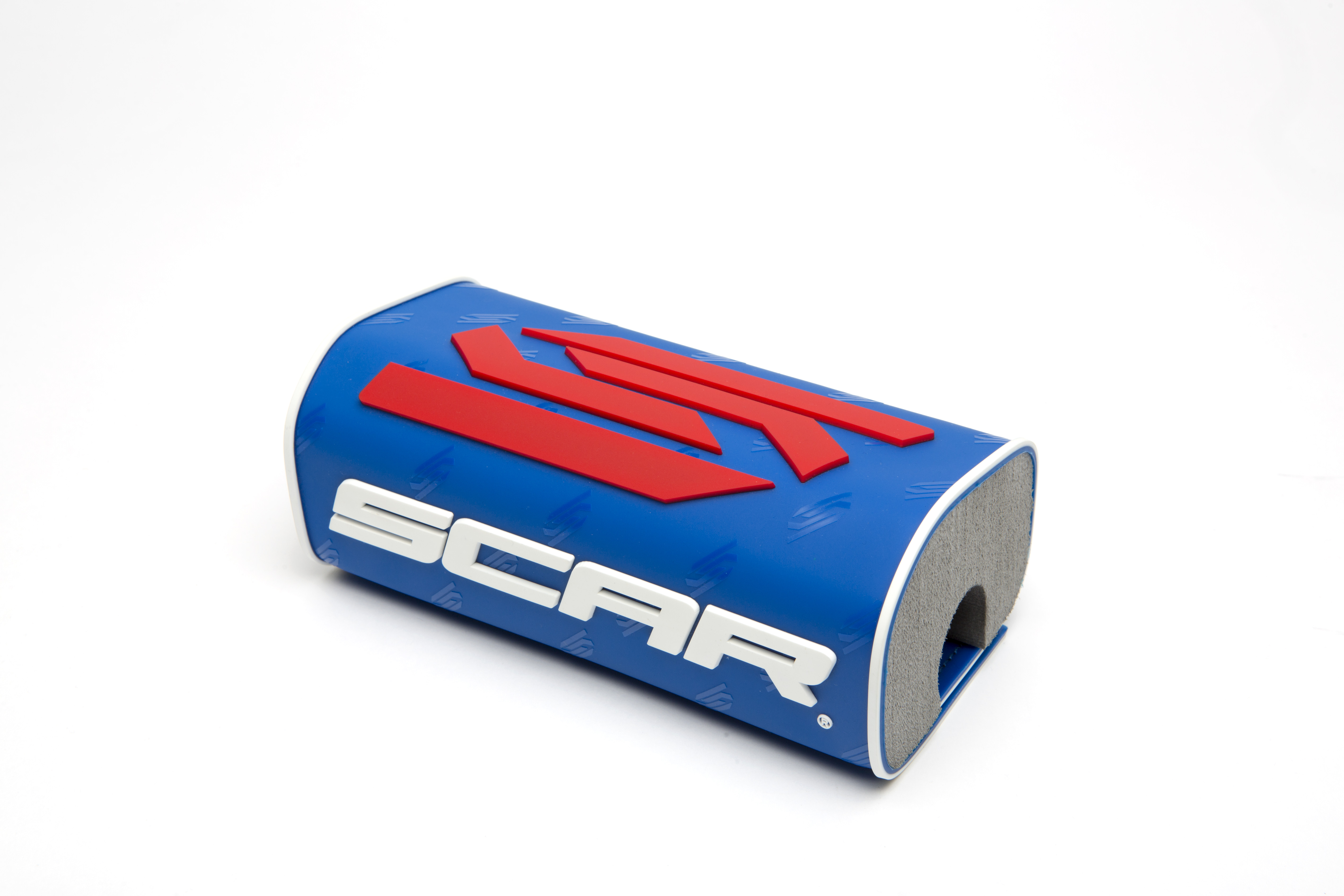 HANDLEBAR PAD BLUE OVERSIZE WITHOUT CROSSBAR SCAR SMSOBL thumbnail 2