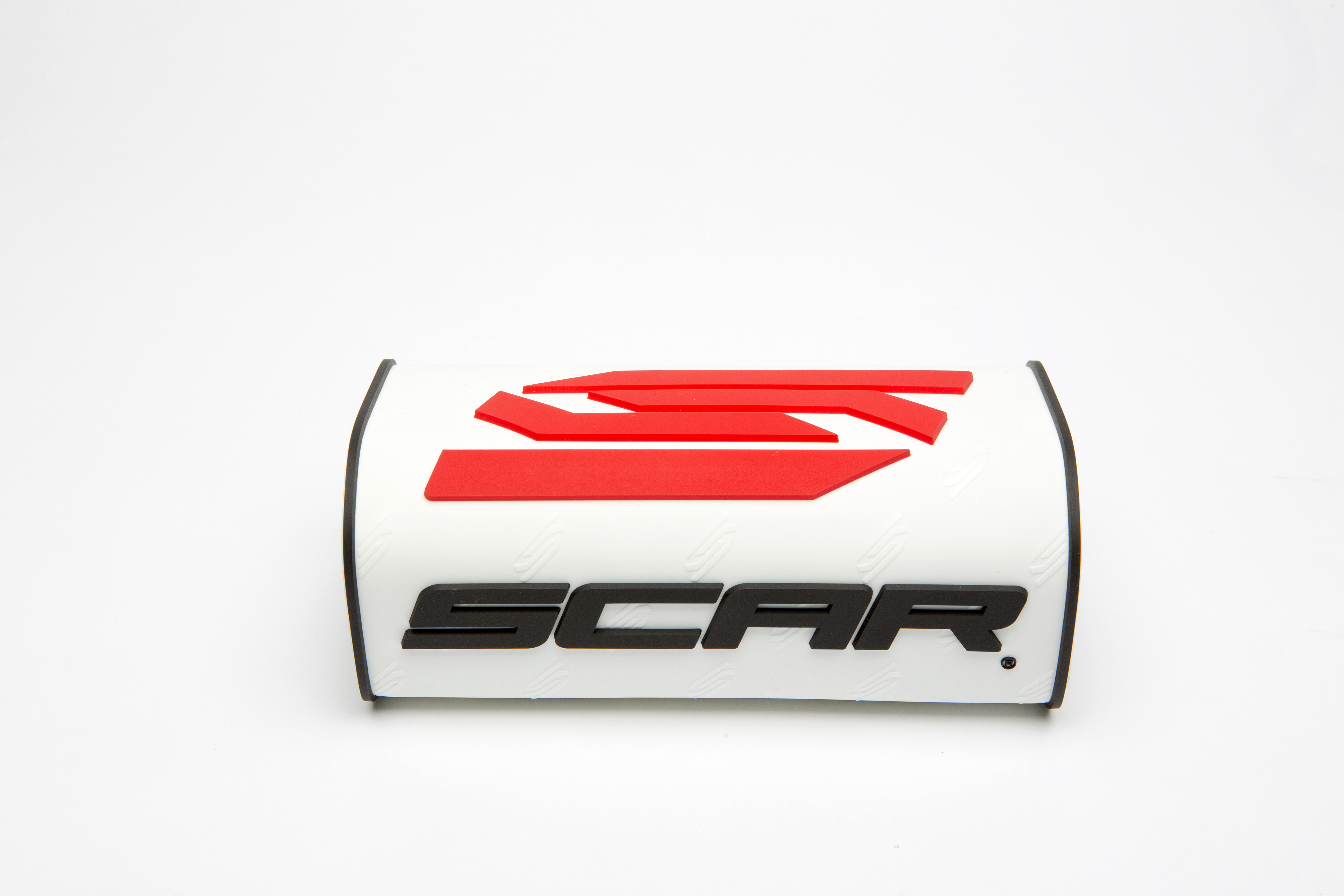 HANDLEBAR PAD WHITE OVERSIZE WITHOUT CROSSBAR SCAR SMSOW thumbnail 3