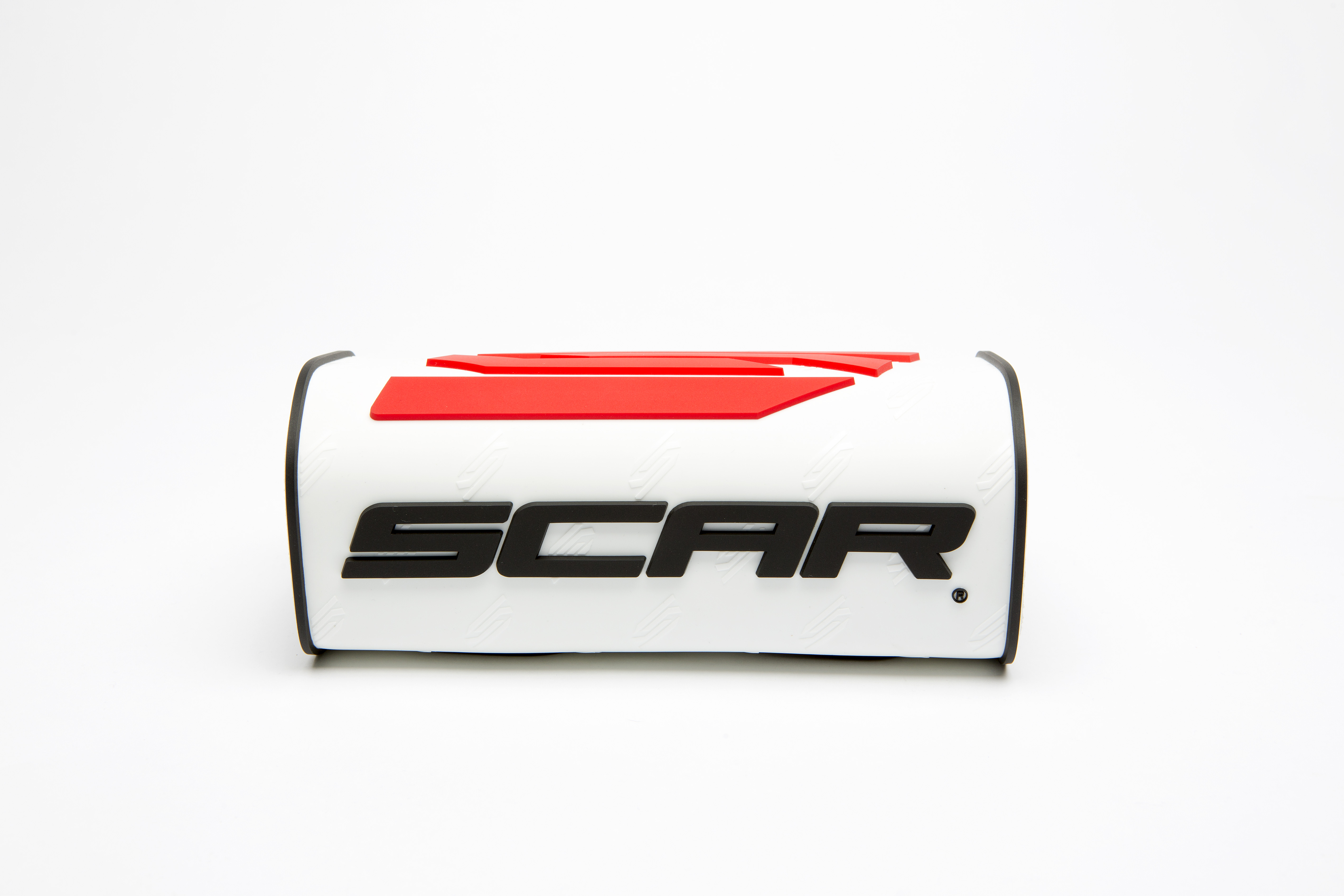 HANDLEBAR PAD WHITE OVERSIZE WITHOUT CROSSBAR SCAR SMSOW image 1