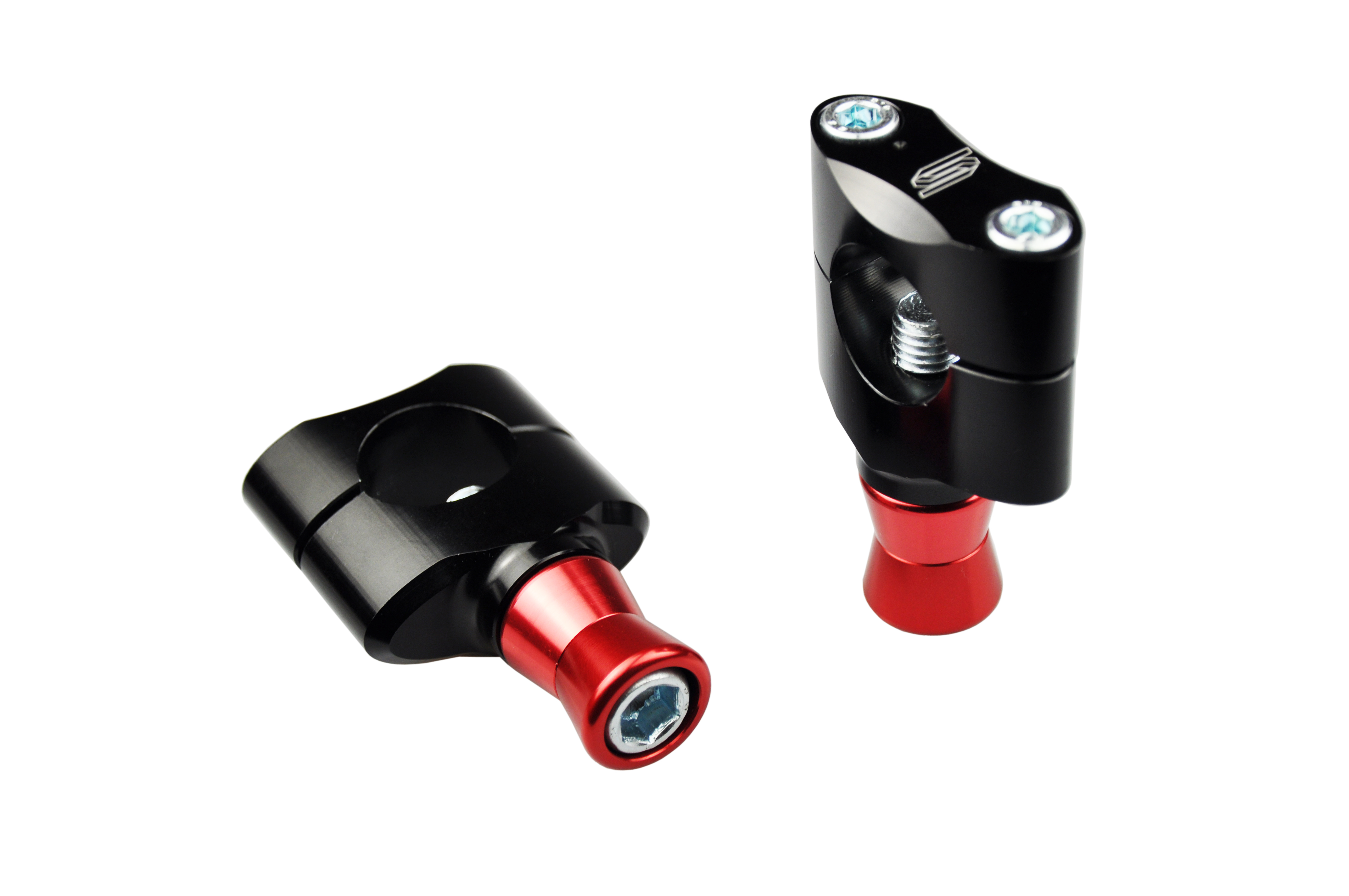 HANDLEBAR MOUNTS BLACK 22.2mm 35mm SCAR SP11