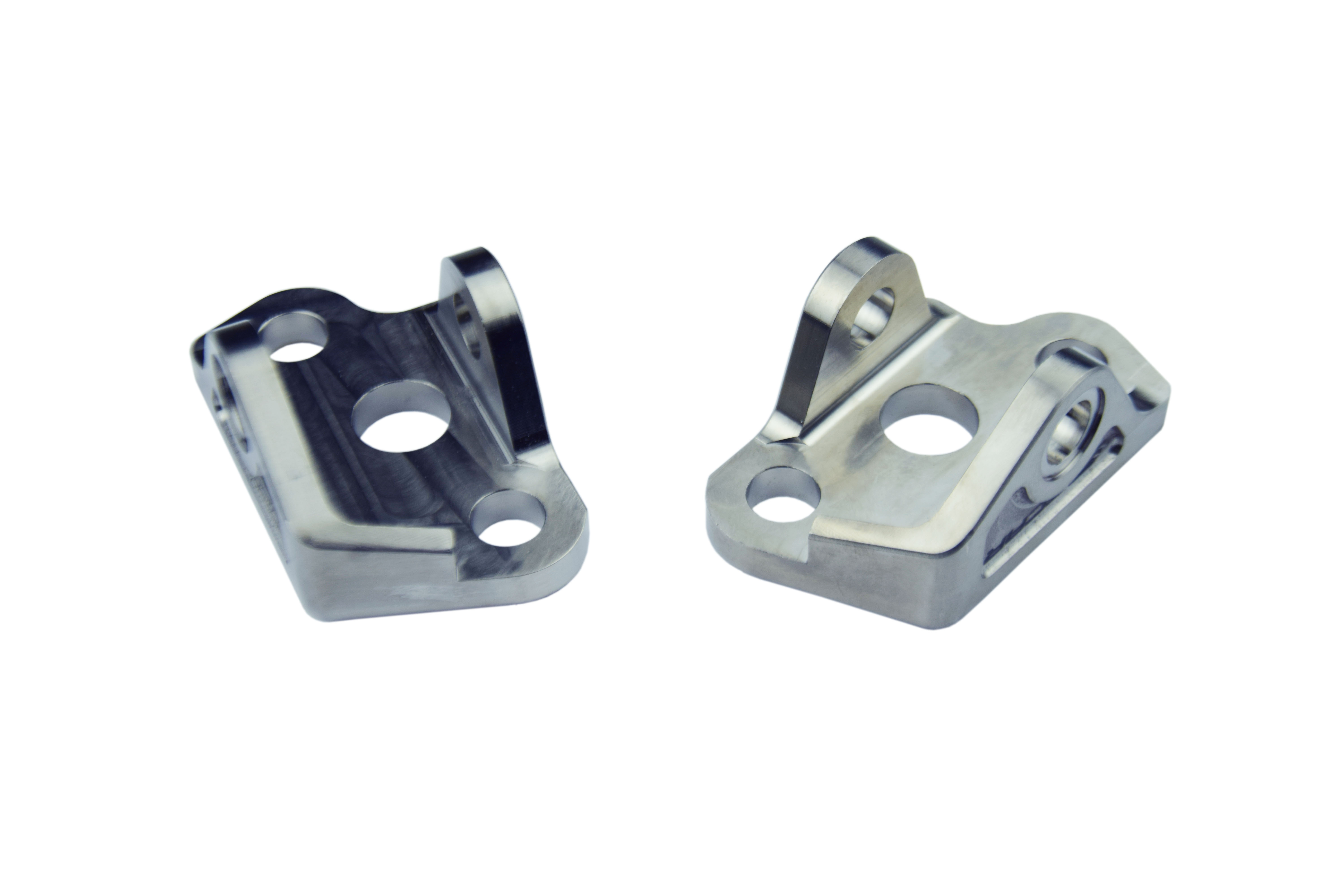 TITANIUM FOOTPEG MOUNTS BRACKETS 06-26 FANTIC YAMAHA XX YZ 125 250 GR5-TI SCAR STFMB151