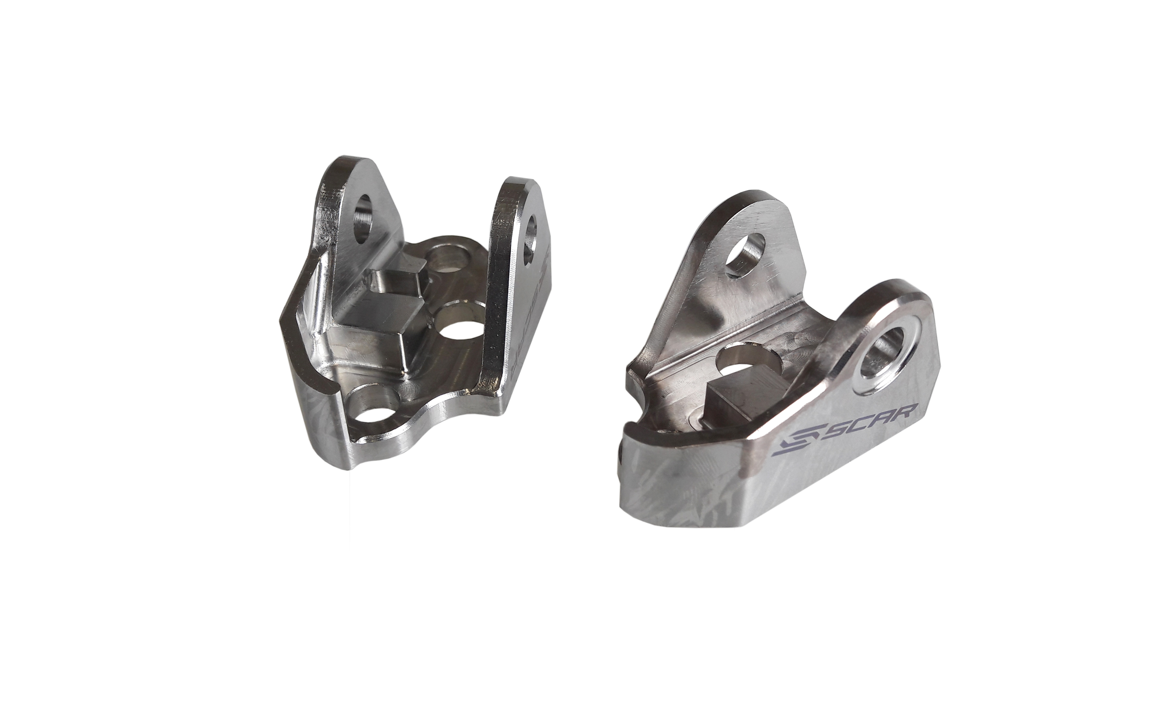 TITANIUM FOOTPEG MOUNTS BRACKETS YZF WRF SCAR STFMB152