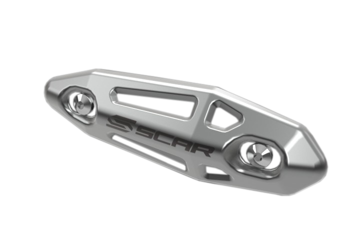 EXHAUST HEAT PROTECTOR UNIVERSAL 4 STROKES STAINLESS STEEL SCAR UHP