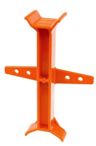 MOTORCYCLE FORK SAVER TRANSPORT SUPPORT PROTECTION - ORANGE image 1
