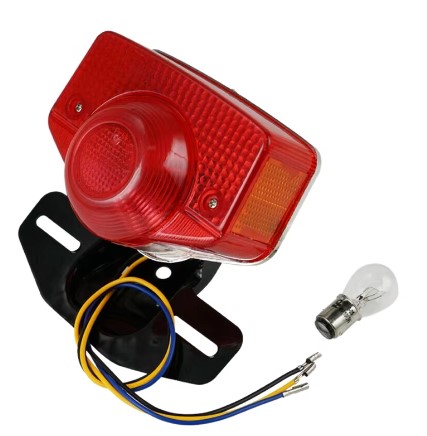 Taillight & Bracket assembly Honda C CL CB CT S SS 70 90 100 125 175 33701 33700 image 1