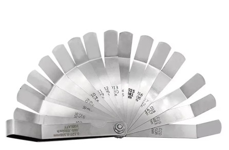 OFFSET FEELER GAUGE 16 FINGERS STAINLESS STEEL 0.127-0.508mm TWIN MARKED thumbnail 3