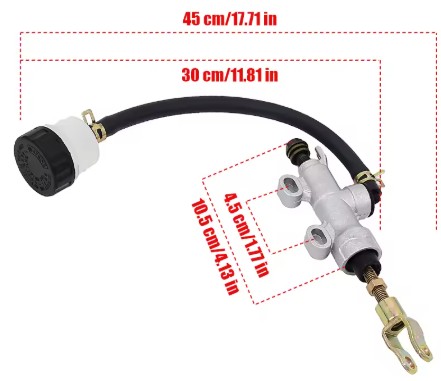 MASTER CYLINDER HONDA CBR250 CB400 VTEC CB-1 VFR400 thumbnail 2