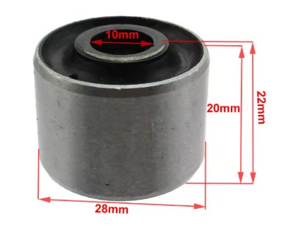 ENGINE BUSH SIZE 10x28x20 GY6 50 60 80 100 125 150 RSZ SCOOTER thumbnail 2