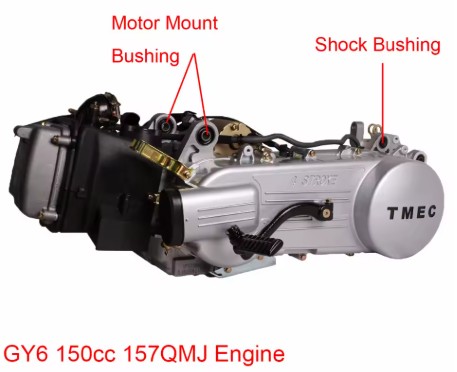 ENGINE BUSH SIZE 10x28x20 GY6 50 60 80 100 125 150 RSZ SCOOTER thumbnail 4