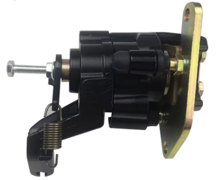 REAR BRAKE CALIPER WITH PADS KAWASAKI KFX450R KSF450 2008-2014 43080-0058 WITH PARKING BRAKE thumbnail 2