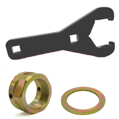REAR AXLE LOCK NUT & 46mm AXLE NUT WRENCH TOOL KIT SET 2007-2013 YAMAHA YFZ450 image 1