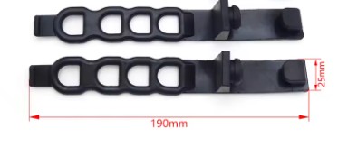 HEADLIGHT FAIRING ADJUSTABLE RUBBER STRAPS KTM HUSQVARNA XCW EXCF FC TC TX FX 50211086000 image 1