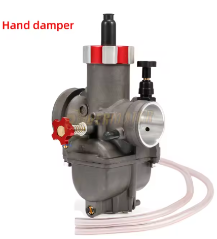 CARBURETOR ASSEMBLY HAND CHOKE PE30 30mm BORE HONDA CR80 CR85 KAWASAKI KX80 KX85 KX100 thumbnail 2