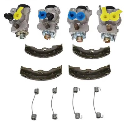 FRONT WHEEL BRAKE CYLINDER SHOE REBUILD KIT 88-00 HONDA FOURTRAX FOREMAN TRX 300 400 FW 4X4 image 1