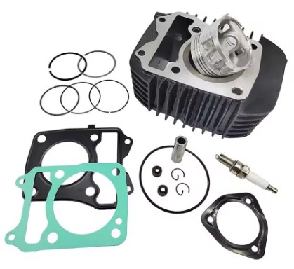 CYLINDER KIT 52.40mm PISTON RING GASKET TOP END REBUILD 2014-2021 HONDA GROM MSX125 image 1
