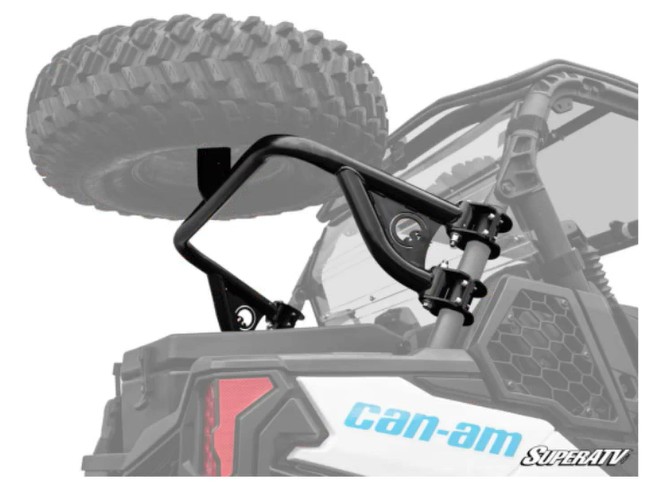 CANAM MAVERICK SPARE TIRE CARRIER, SUPERATV STC-CA-T-01 image 1