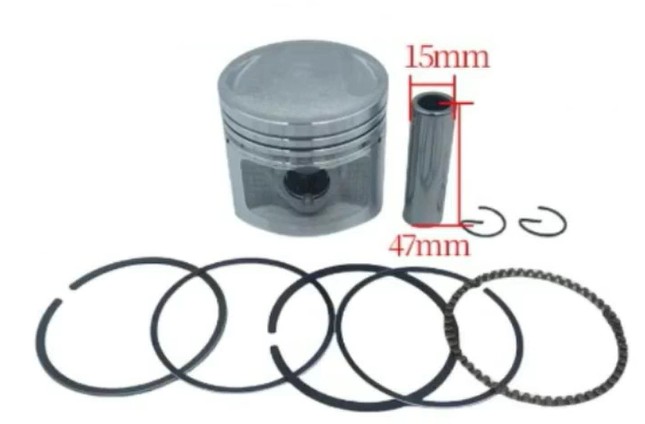 PISTON KIT 57.25mm +0.75mm HONDA CG125 XL125 TL125 thumbnail 3