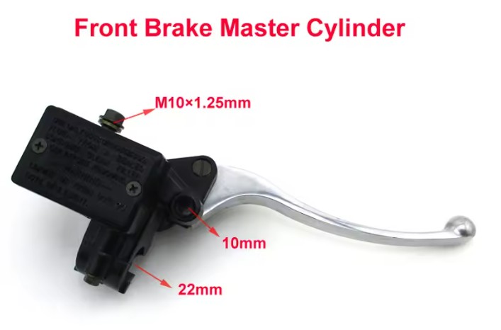FRONT BRAKE MASTER CYLINDER LEVER KAWASAKI KZ 200 400 550 650 700 HONDA GL500 650 CB 650SC 750 image 1