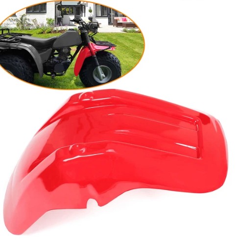FRONT FENDER HONDA ATC 200 E ES RED, 61100-958-681ZA image 1