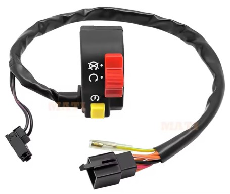 RIGHT HANDLEBAR SWITCH START KILL BUTTON 2000-2009 SUZUKI DR-Z400S 37200-13E30 37200-13E31 image 1